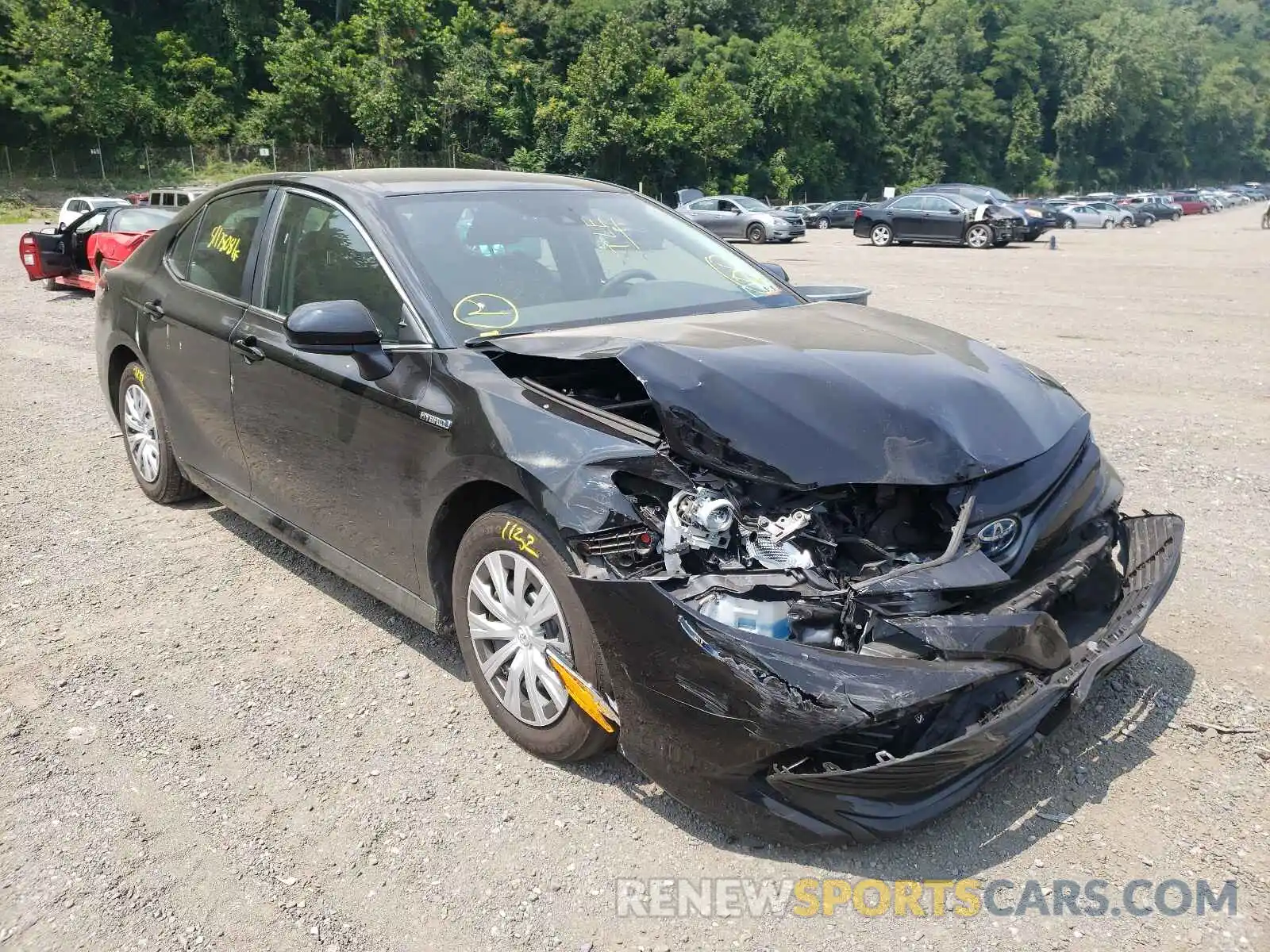 1 Photograph of a damaged car 4T1C31AK7LU529836 TOYOTA CAMRY 2020