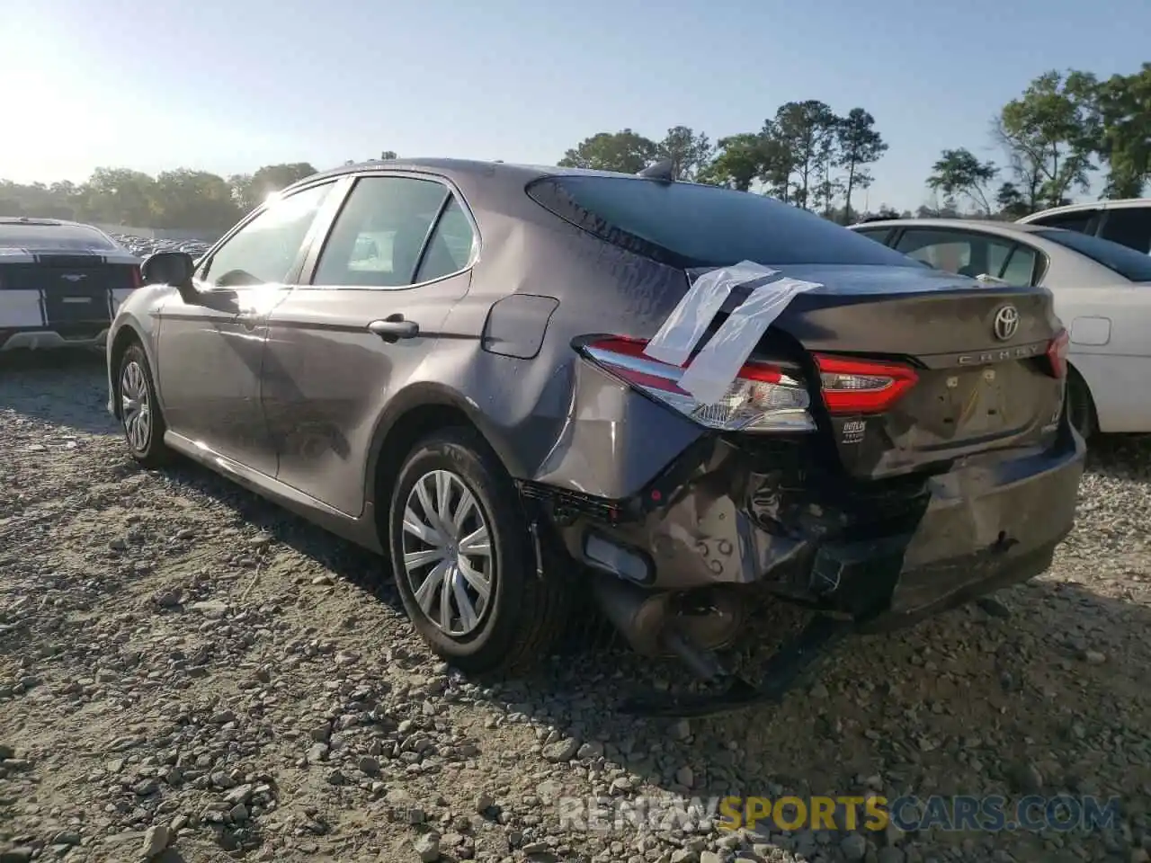 3 Photograph of a damaged car 4T1C31AK7LU535314 TOYOTA CAMRY 2020