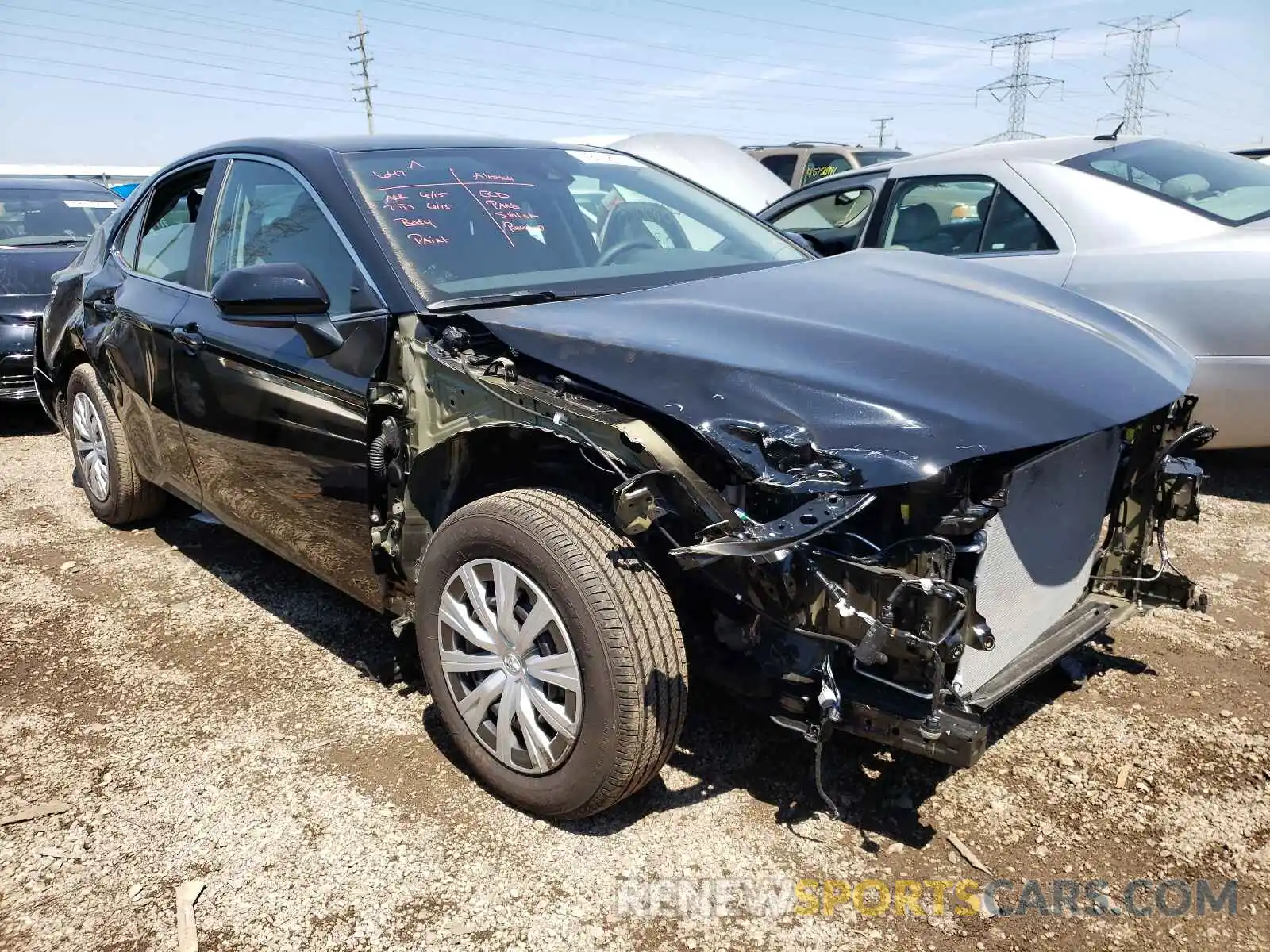 1 Photograph of a damaged car 4T1C31AK7LU541761 TOYOTA CAMRY 2020