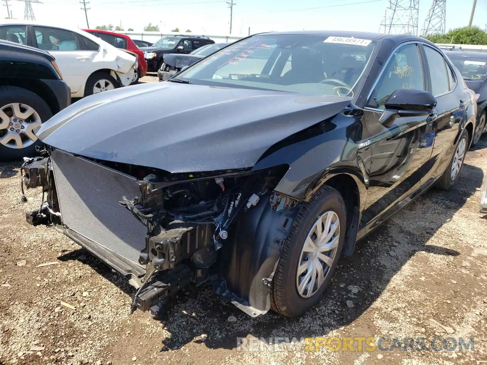 2 Photograph of a damaged car 4T1C31AK7LU541761 TOYOTA CAMRY 2020