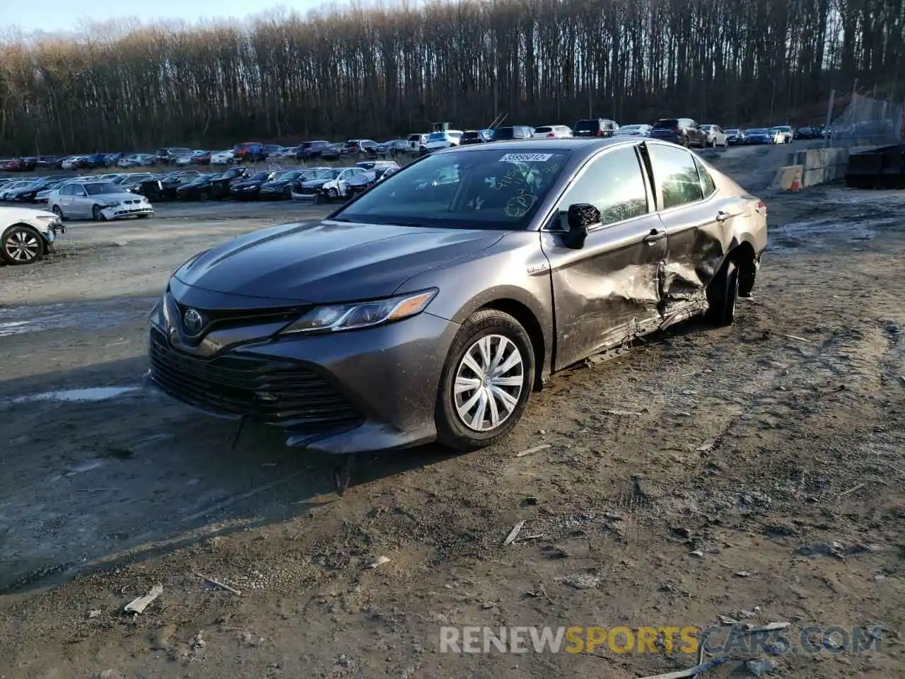 2 Photograph of a damaged car 4T1C31AK8LU018393 TOYOTA CAMRY 2020