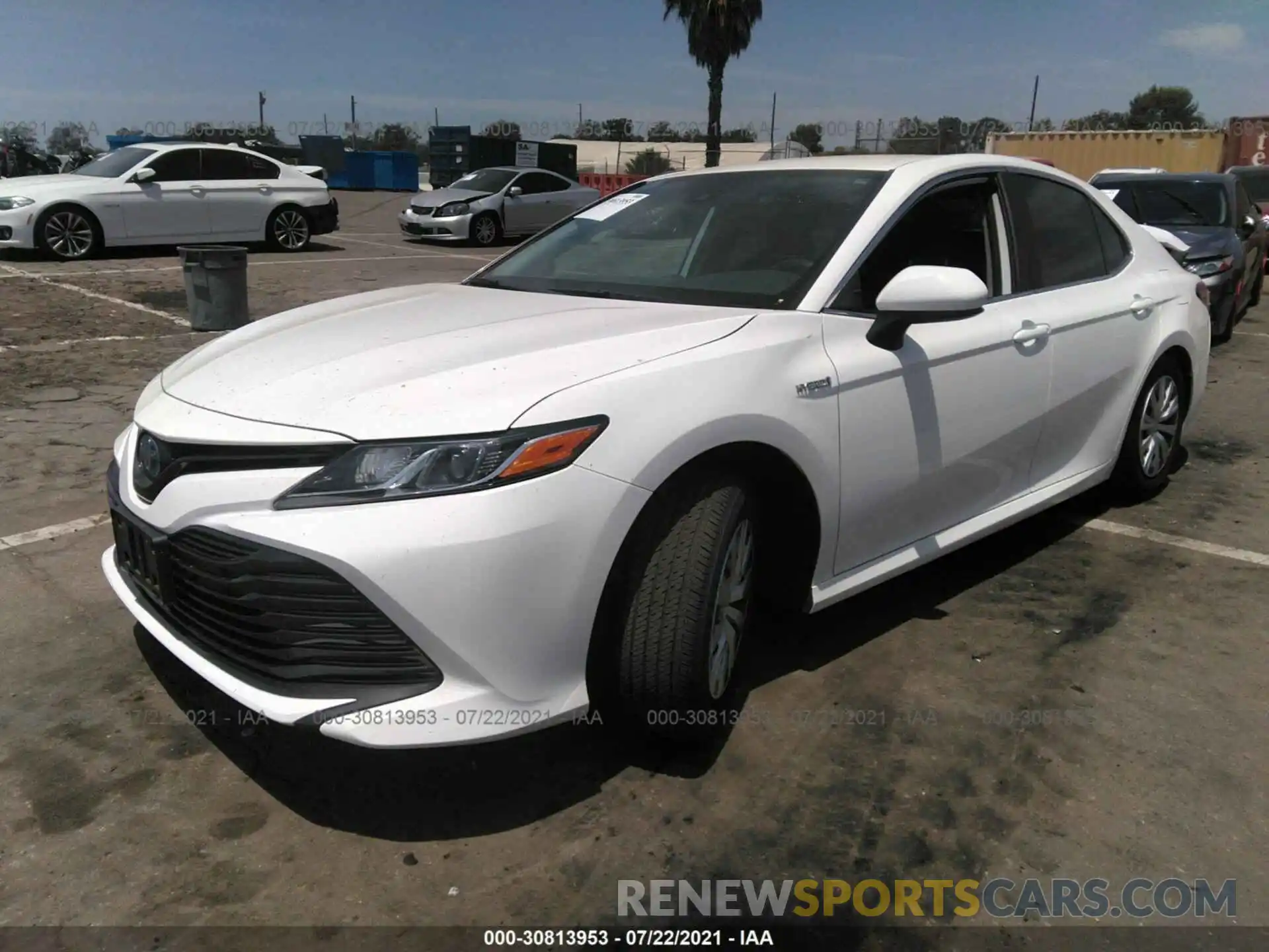 2 Photograph of a damaged car 4T1C31AK8LU519445 TOYOTA CAMRY 2020