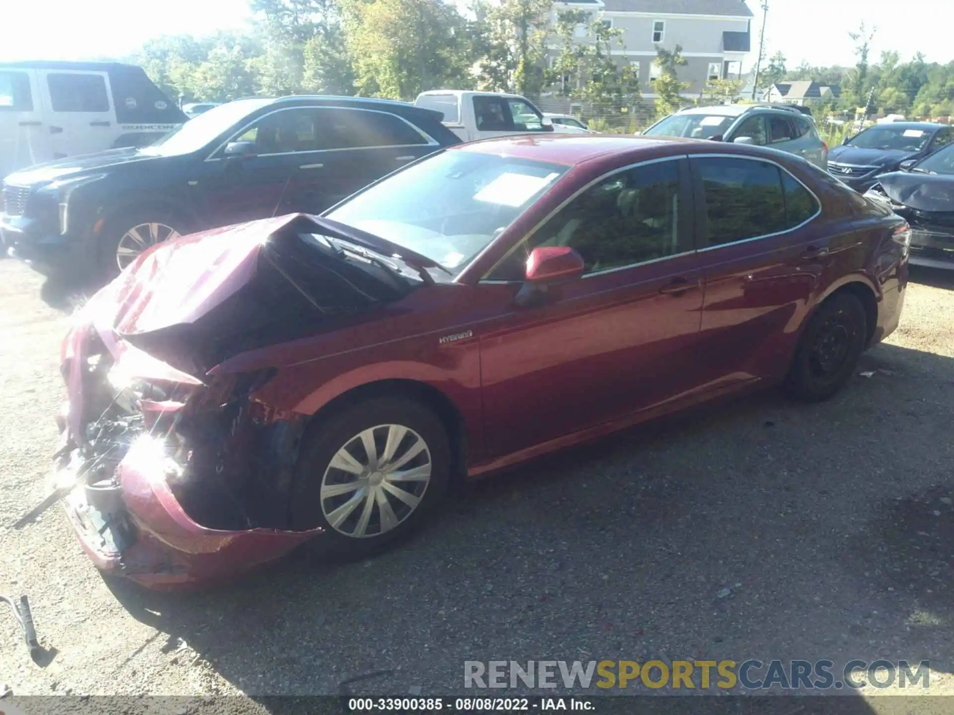 2 Photograph of a damaged car 4T1C31AK8LU520711 TOYOTA CAMRY 2020