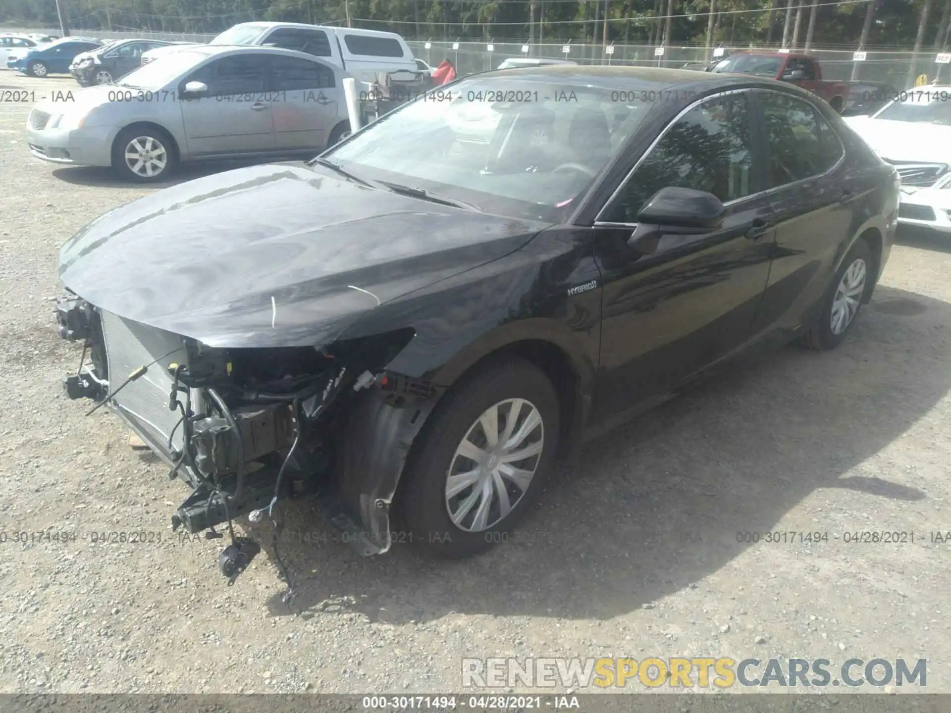 2 Photograph of a damaged car 4T1C31AK8LU525214 TOYOTA CAMRY 2020