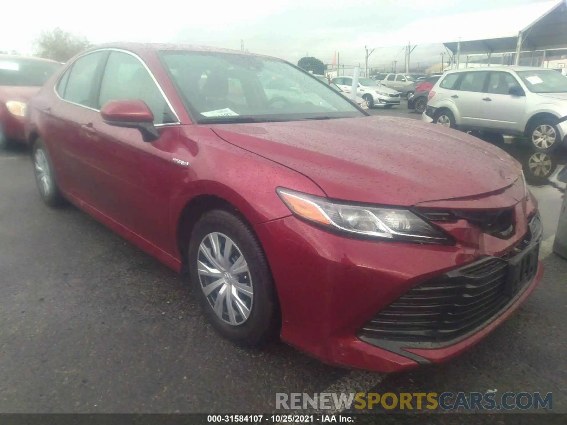 1 Photograph of a damaged car 4T1C31AK8LU526315 TOYOTA CAMRY 2020