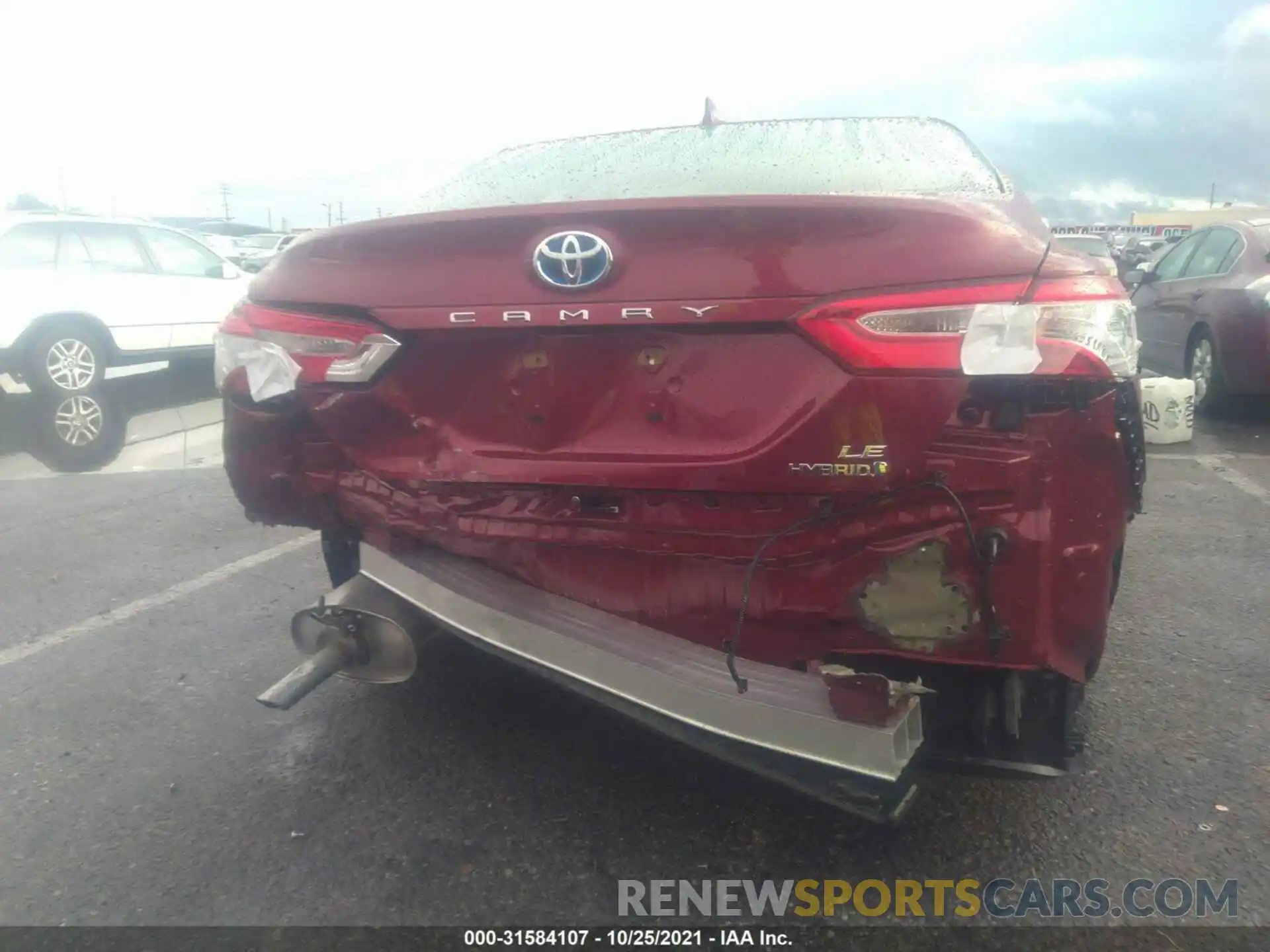 6 Photograph of a damaged car 4T1C31AK8LU526315 TOYOTA CAMRY 2020