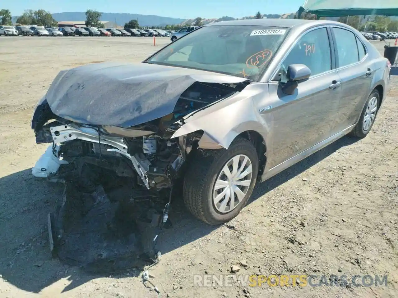 2 Photograph of a damaged car 4T1C31AK8LU534138 TOYOTA CAMRY 2020