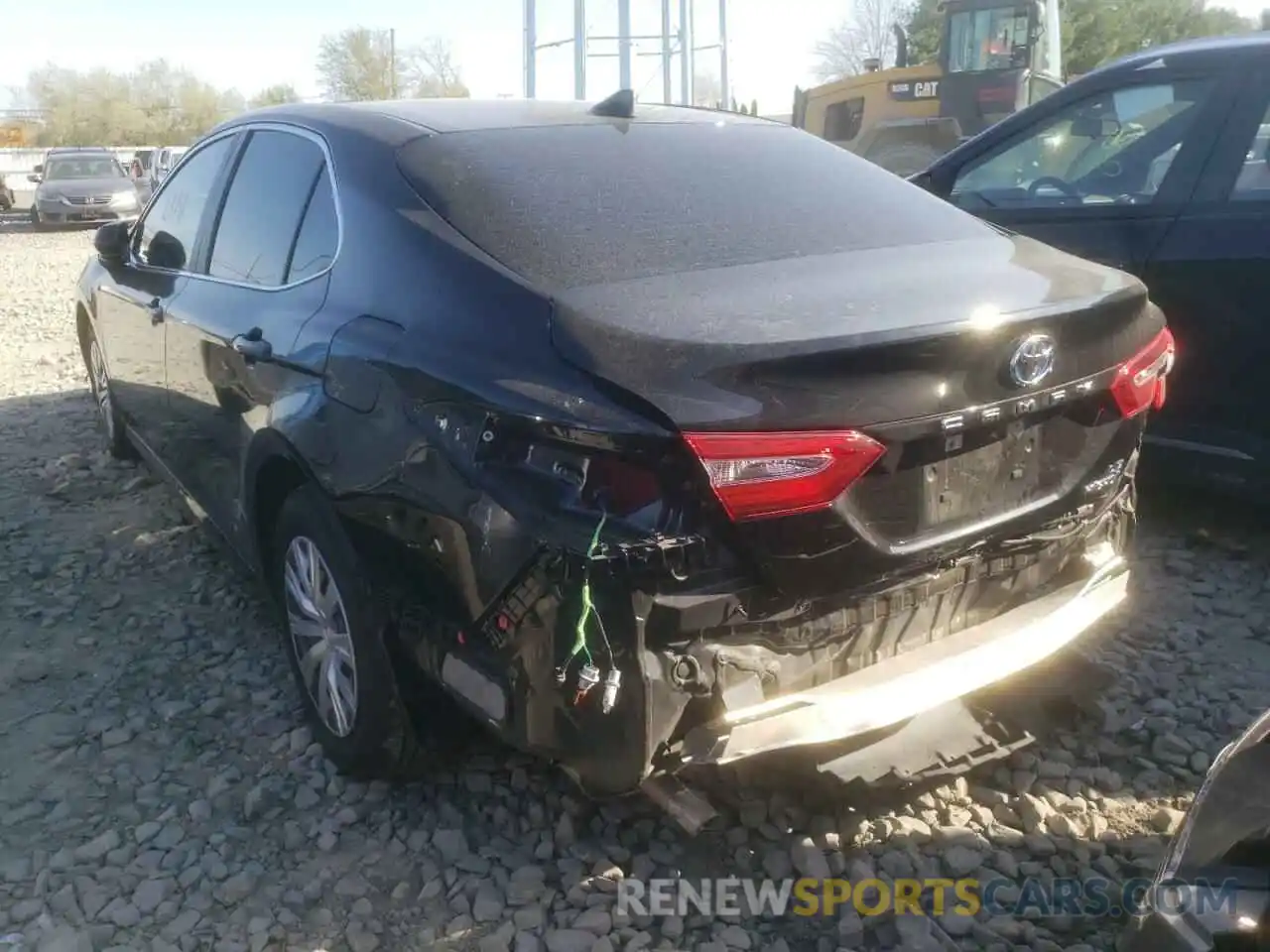 3 Photograph of a damaged car 4T1C31AK8LU538531 TOYOTA CAMRY 2020