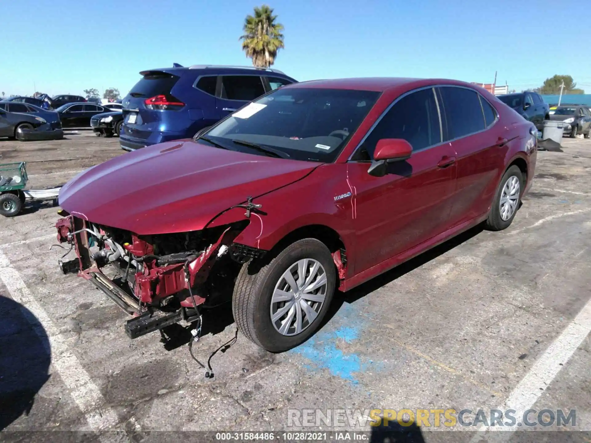 2 Photograph of a damaged car 4T1C31AK8LU545639 TOYOTA CAMRY 2020