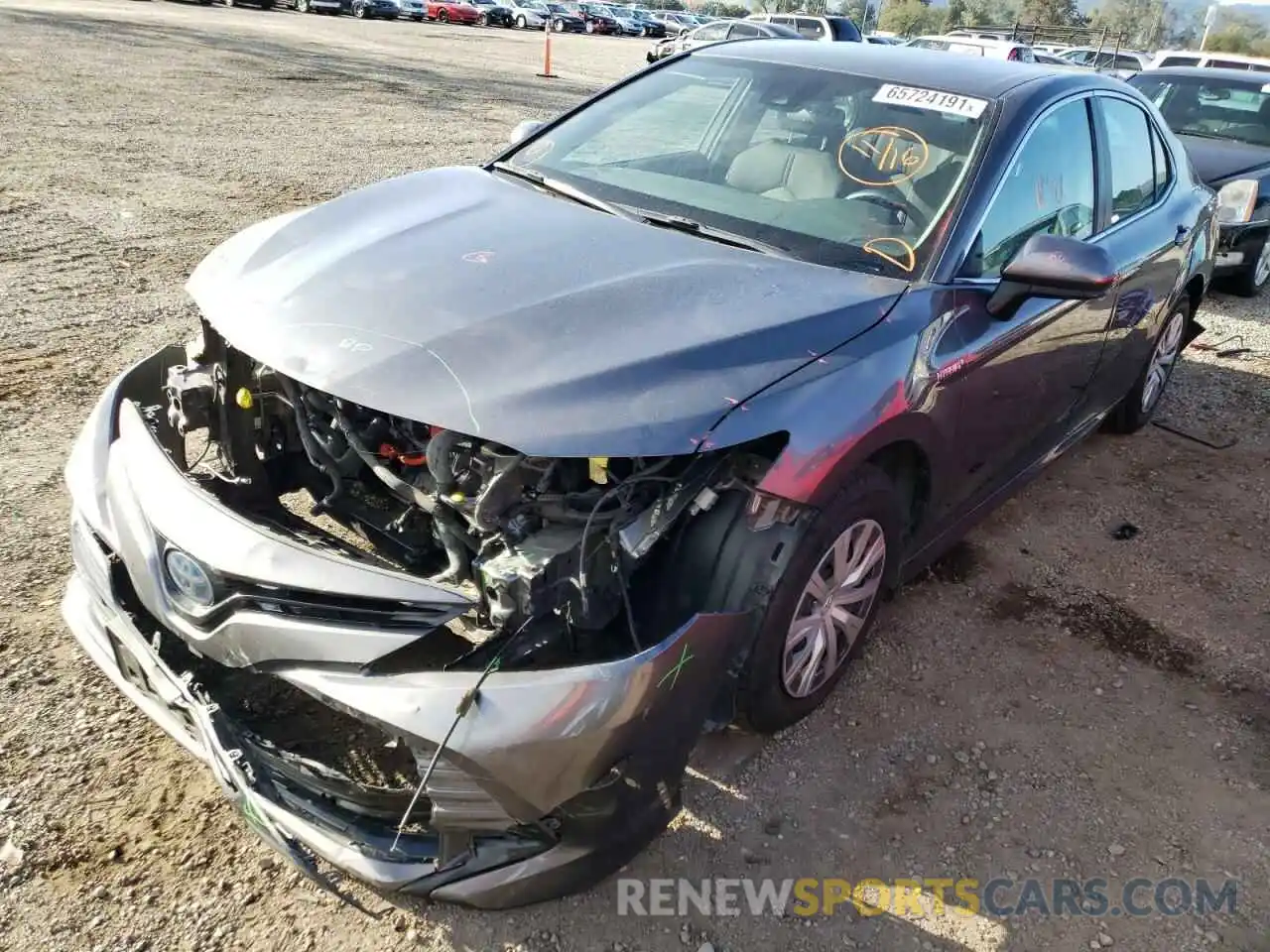 2 Photograph of a damaged car 4T1C31AK9LU519891 TOYOTA CAMRY 2020