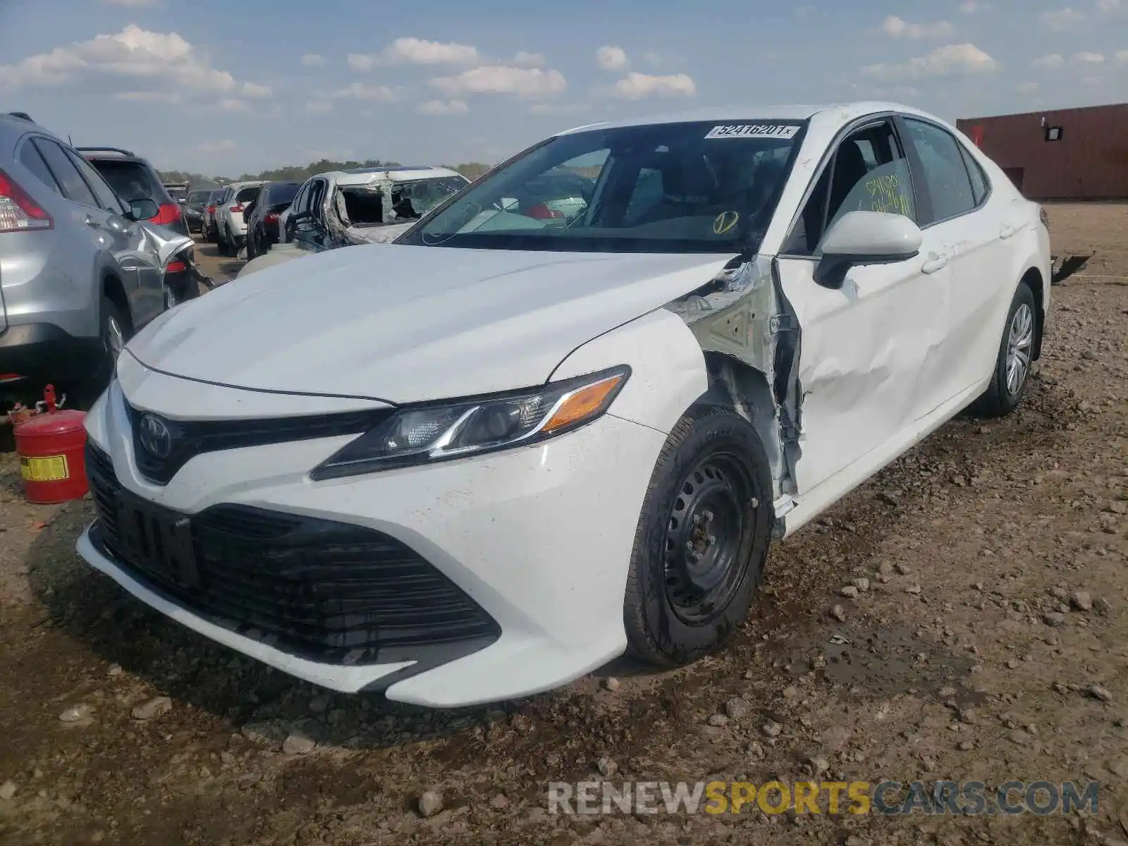 2 Photograph of a damaged car 4T1C31AK9LU522628 TOYOTA CAMRY 2020