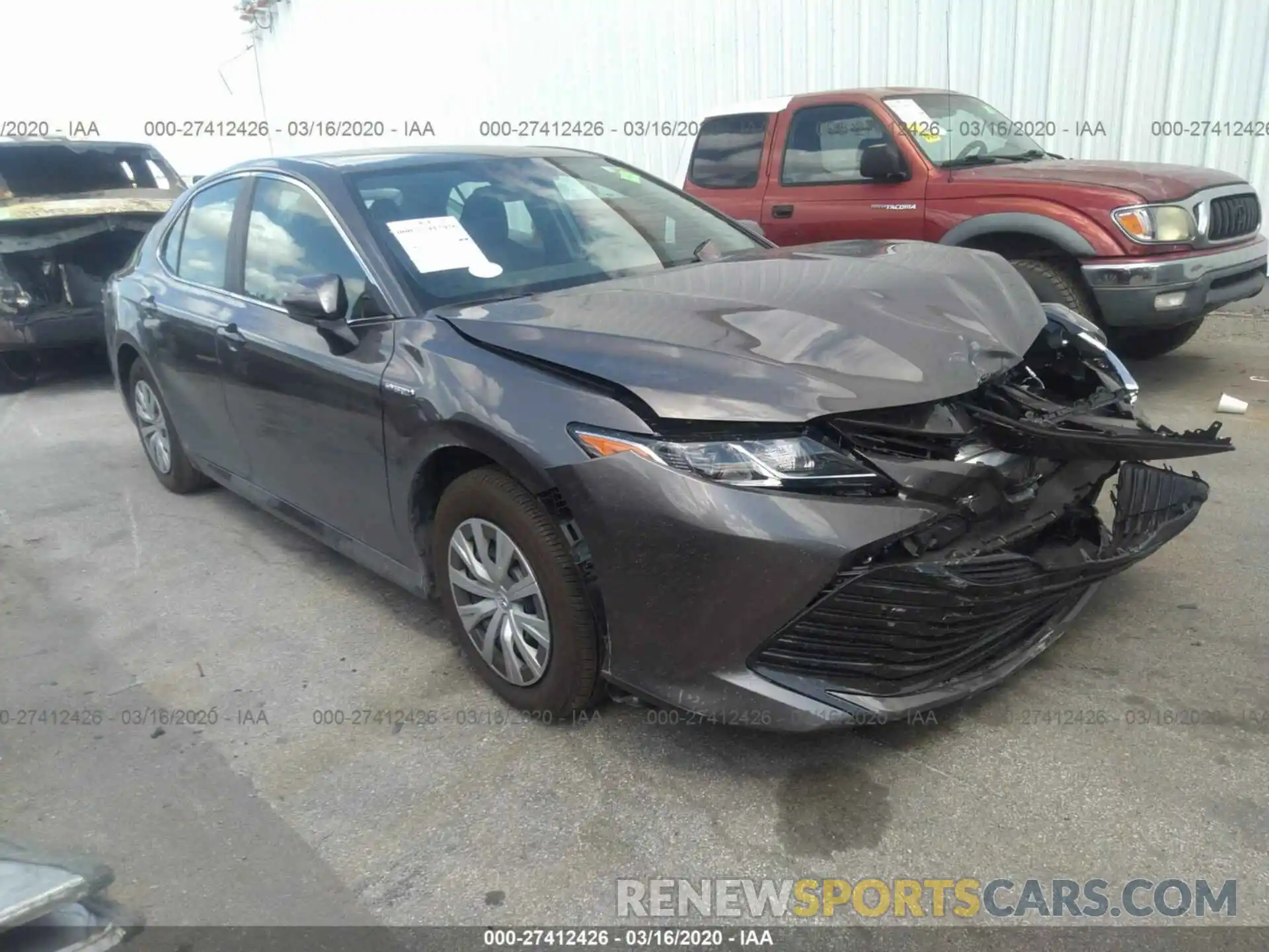 1 Photograph of a damaged car 4T1C31AK9LU524086 TOYOTA CAMRY 2020