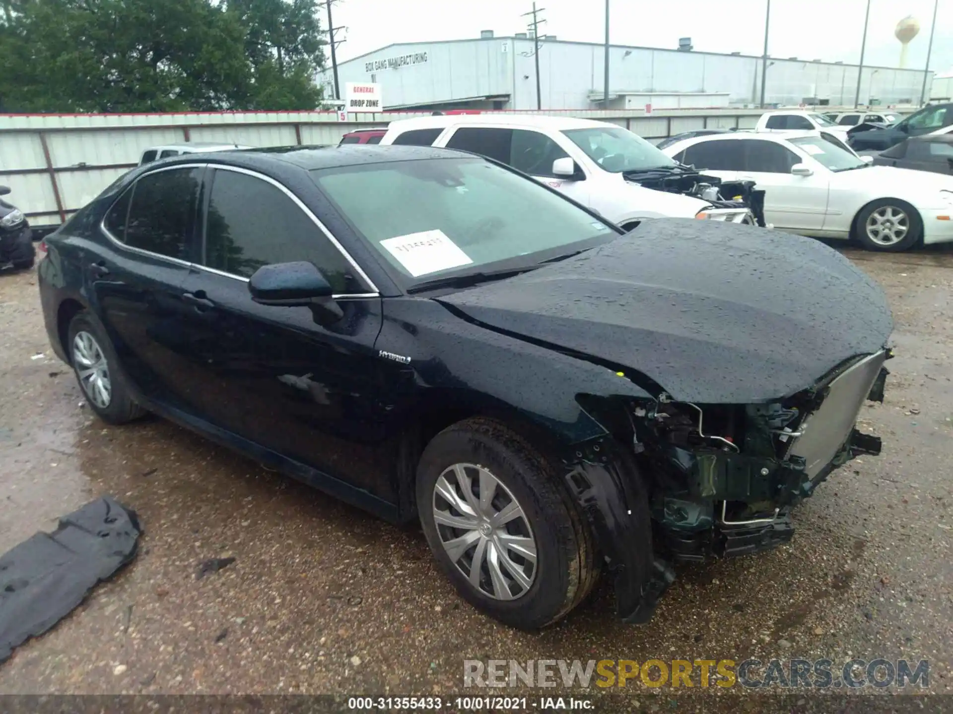 1 Photograph of a damaged car 4T1C31AK9LU527716 TOYOTA CAMRY 2020