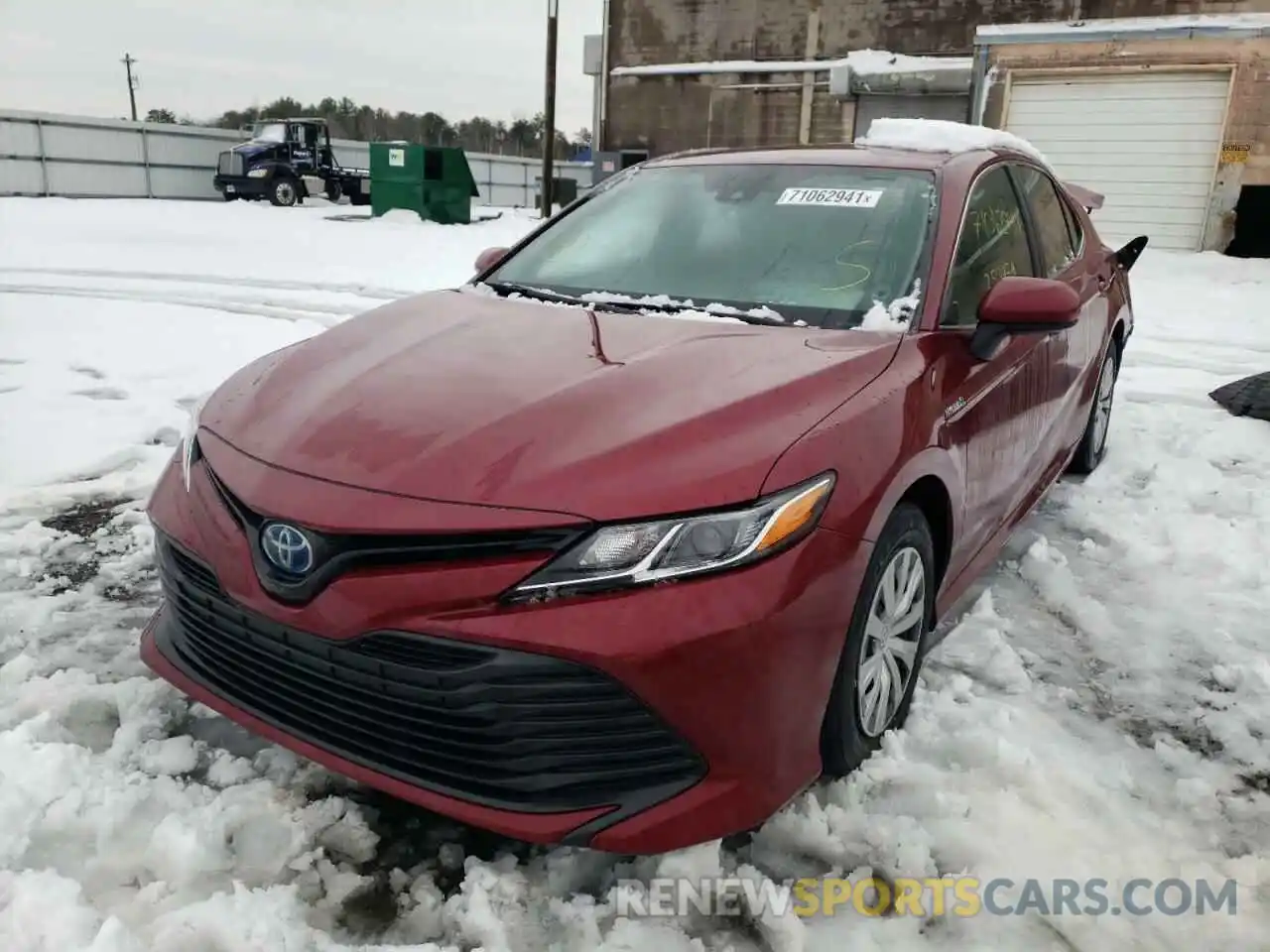 2 Photograph of a damaged car 4T1C31AK9LU532155 TOYOTA CAMRY 2020