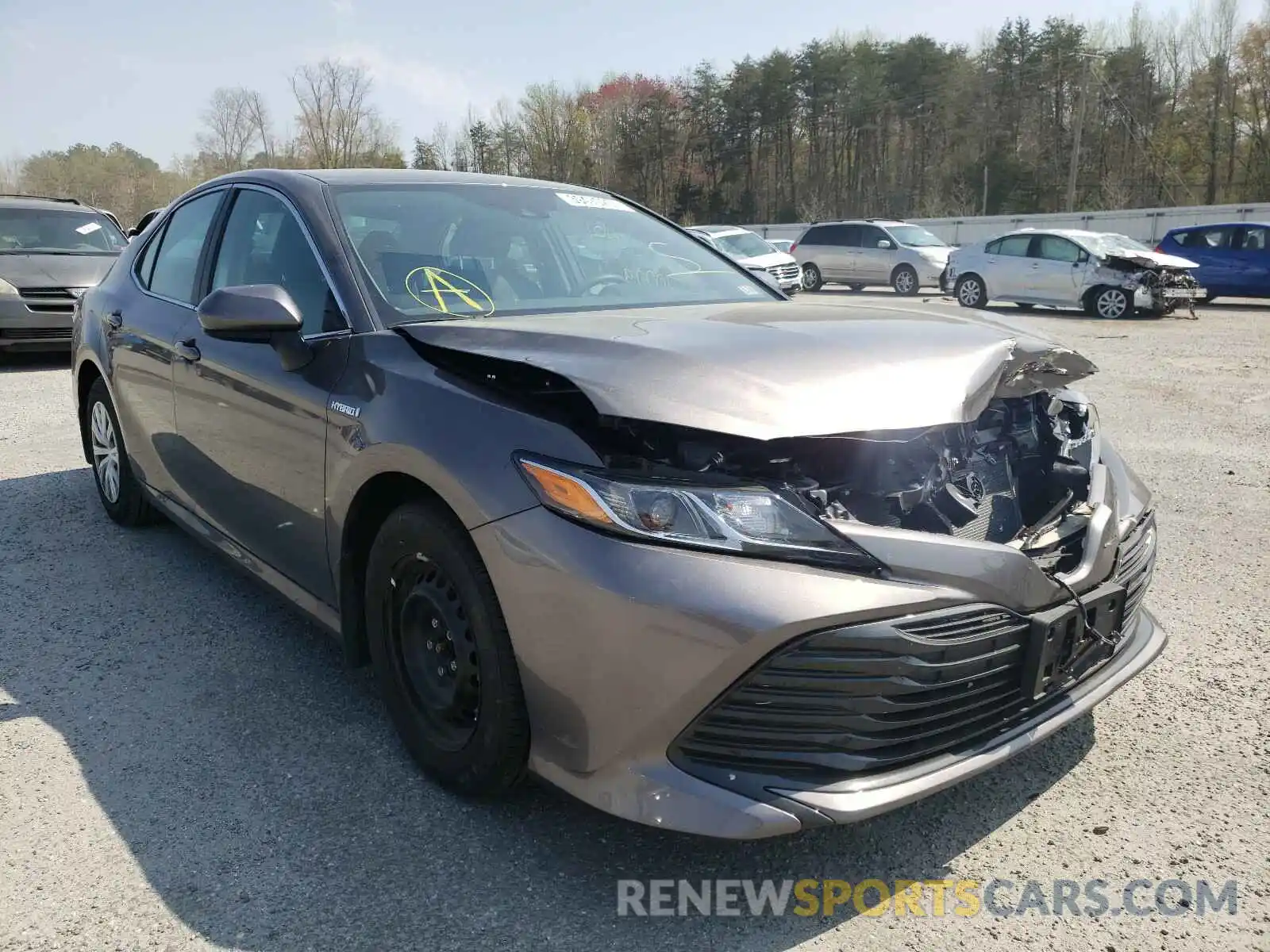 1 Photograph of a damaged car 4T1C31AK9LU533743 TOYOTA CAMRY 2020