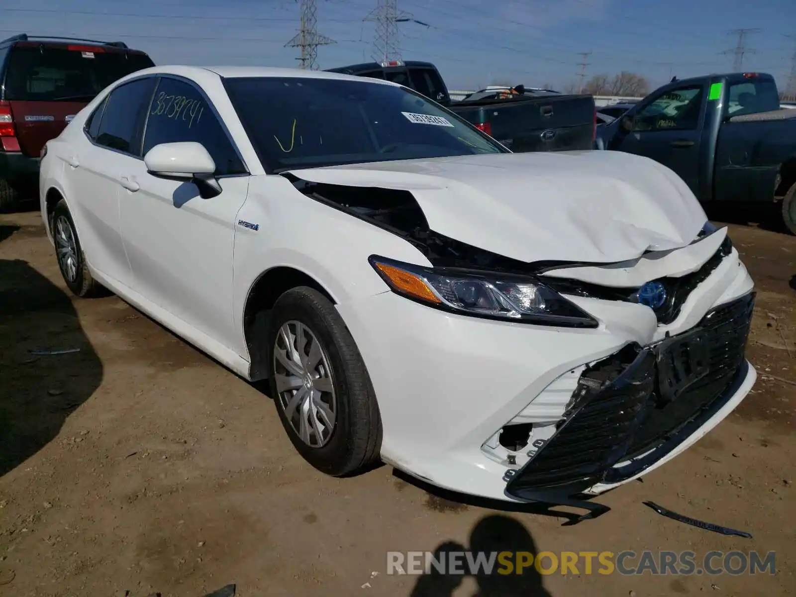 1 Photograph of a damaged car 4T1C31AK9LU533967 TOYOTA CAMRY 2020