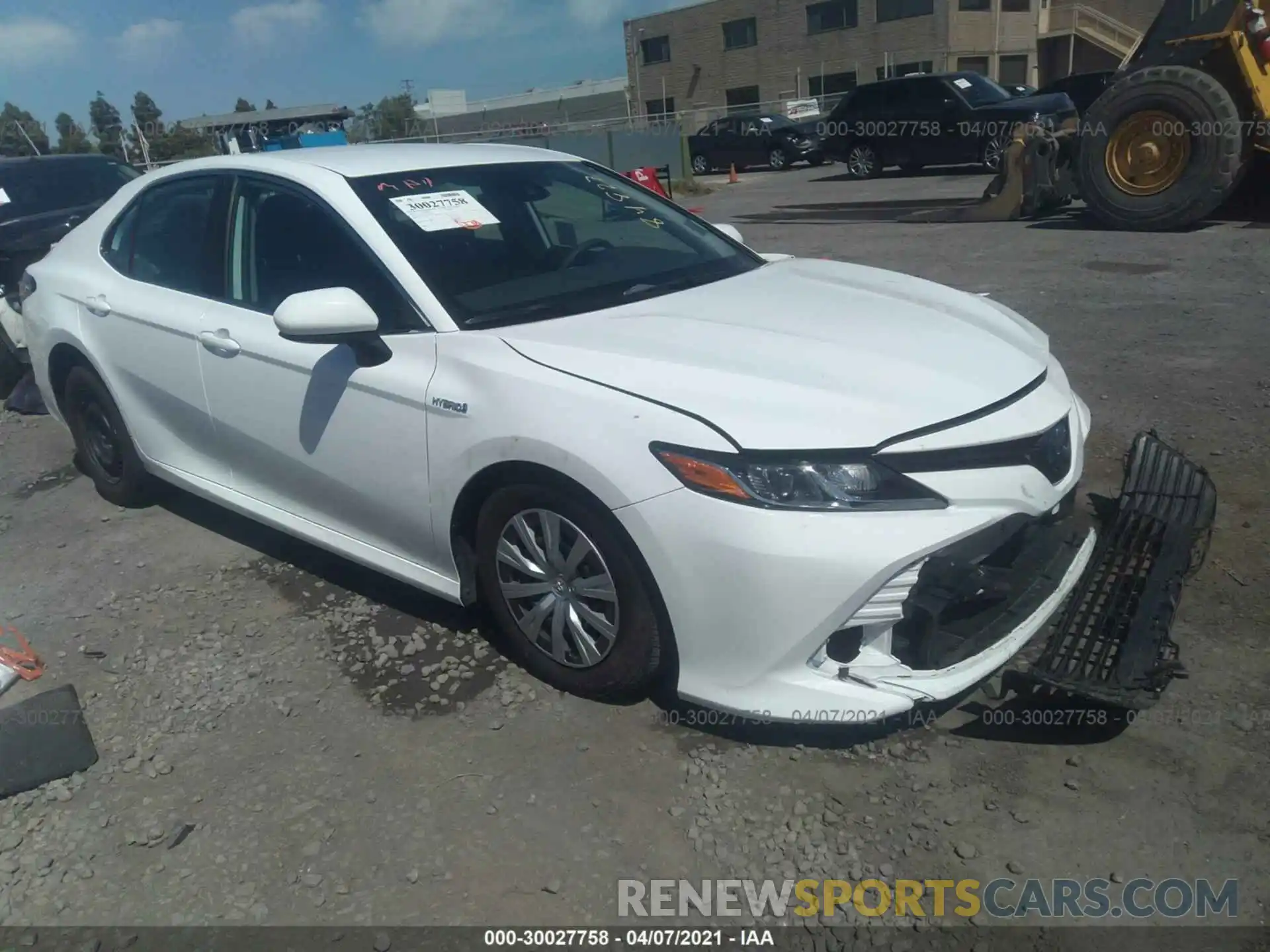 1 Photograph of a damaged car 4T1C31AK9LU536030 TOYOTA CAMRY 2020