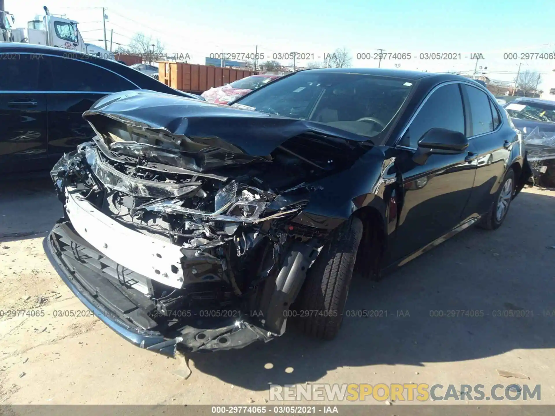 2 Photograph of a damaged car 4T1C31AK9LU537923 TOYOTA CAMRY 2020