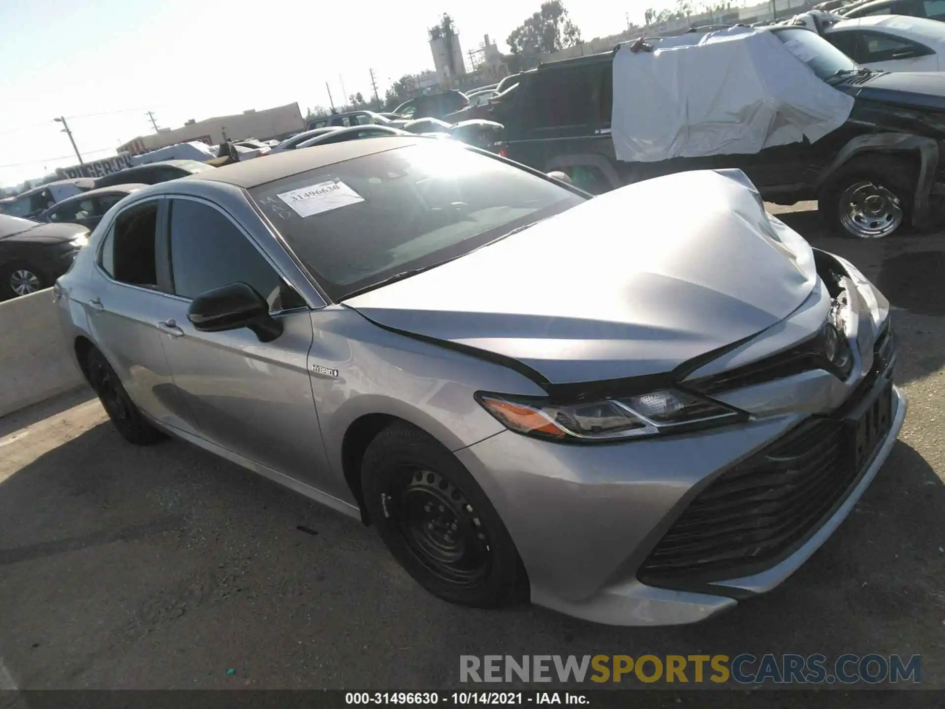 1 Photograph of a damaged car 4T1C31AKXLU010926 TOYOTA CAMRY 2020