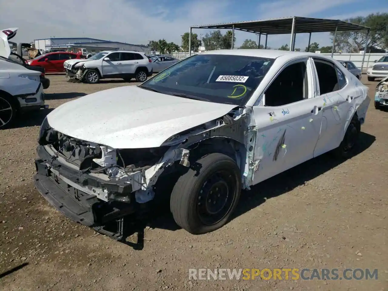 2 Photograph of a damaged car 4T1C31AKXLU011364 TOYOTA CAMRY 2020