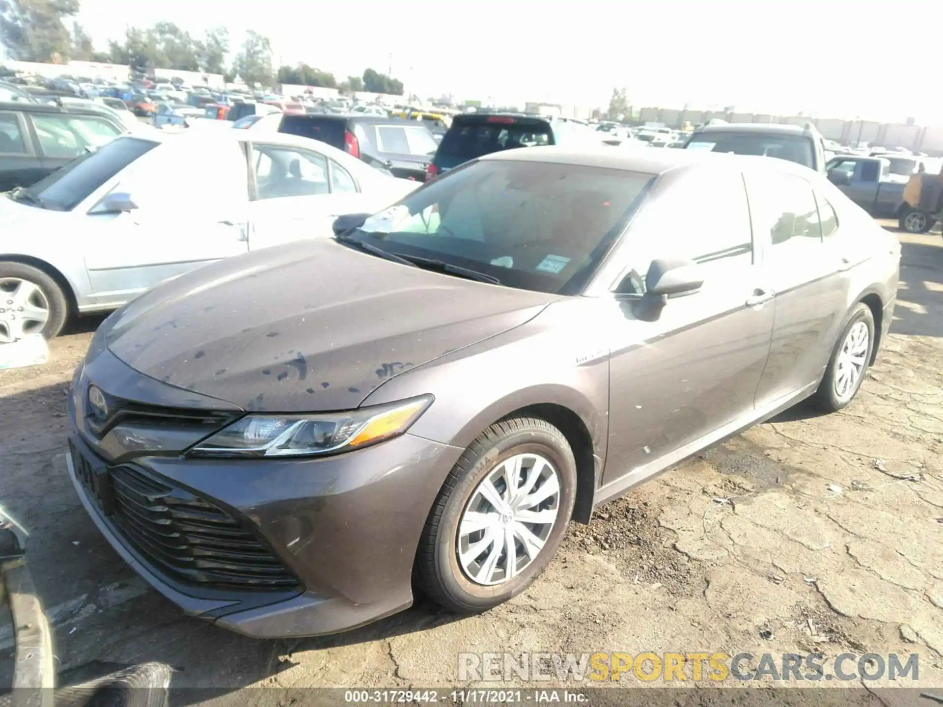 2 Photograph of a damaged car 4T1C31AKXLU013289 TOYOTA CAMRY 2020