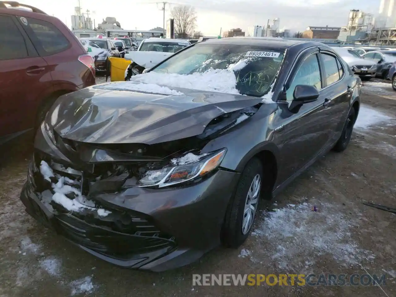 2 Photograph of a damaged car 4T1C31AKXLU013311 TOYOTA CAMRY 2020