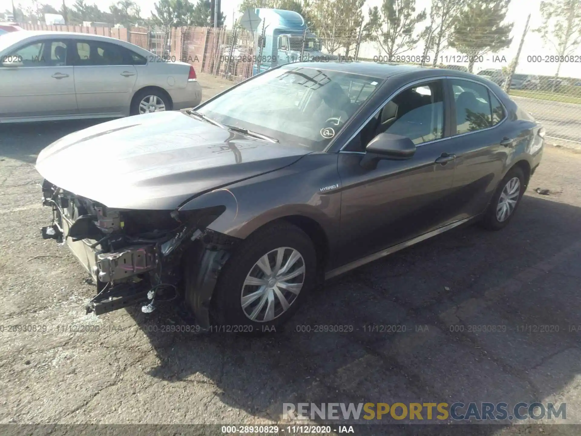 2 Photograph of a damaged car 4T1C31AKXLU013616 TOYOTA CAMRY 2020