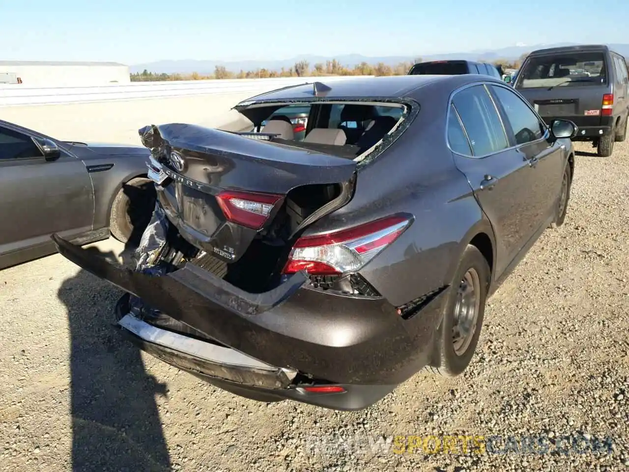 4 Photograph of a damaged car 4T1C31AKXLU013874 TOYOTA CAMRY 2020