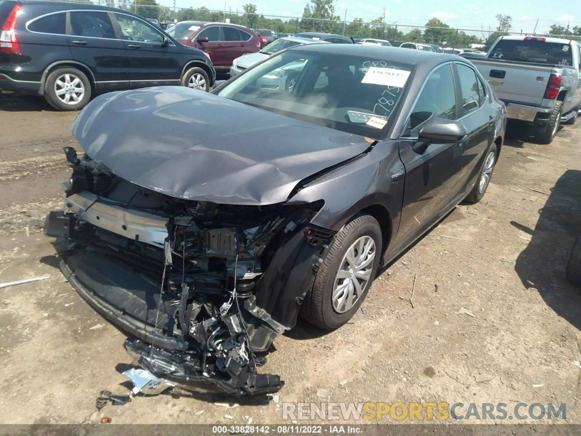 2 Photograph of a damaged car 4T1C31AKXLU017875 TOYOTA CAMRY 2020