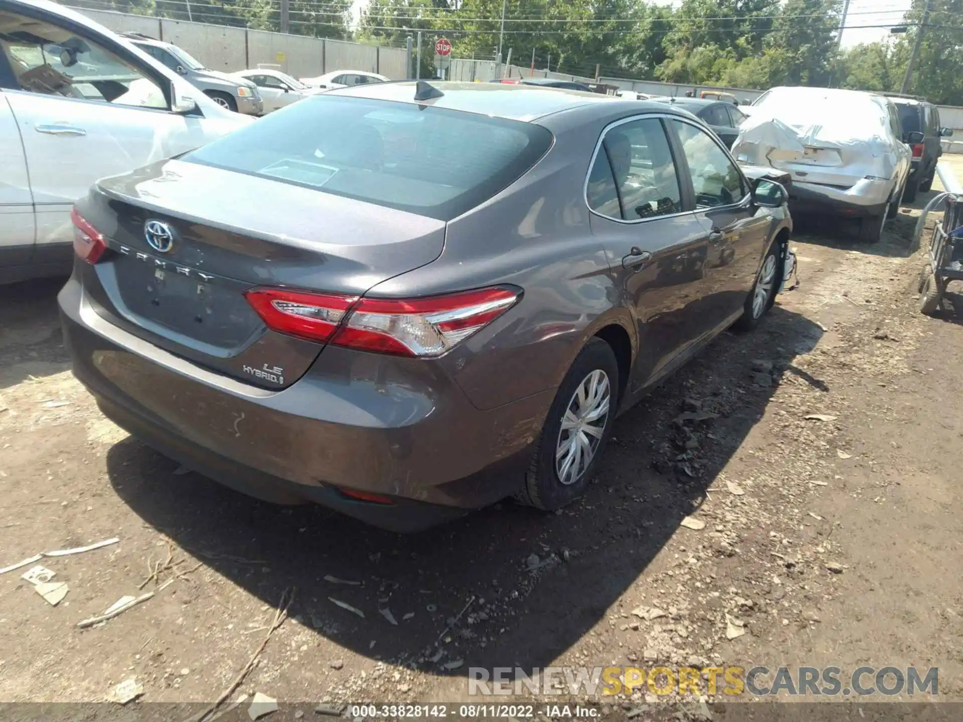 4 Photograph of a damaged car 4T1C31AKXLU017875 TOYOTA CAMRY 2020