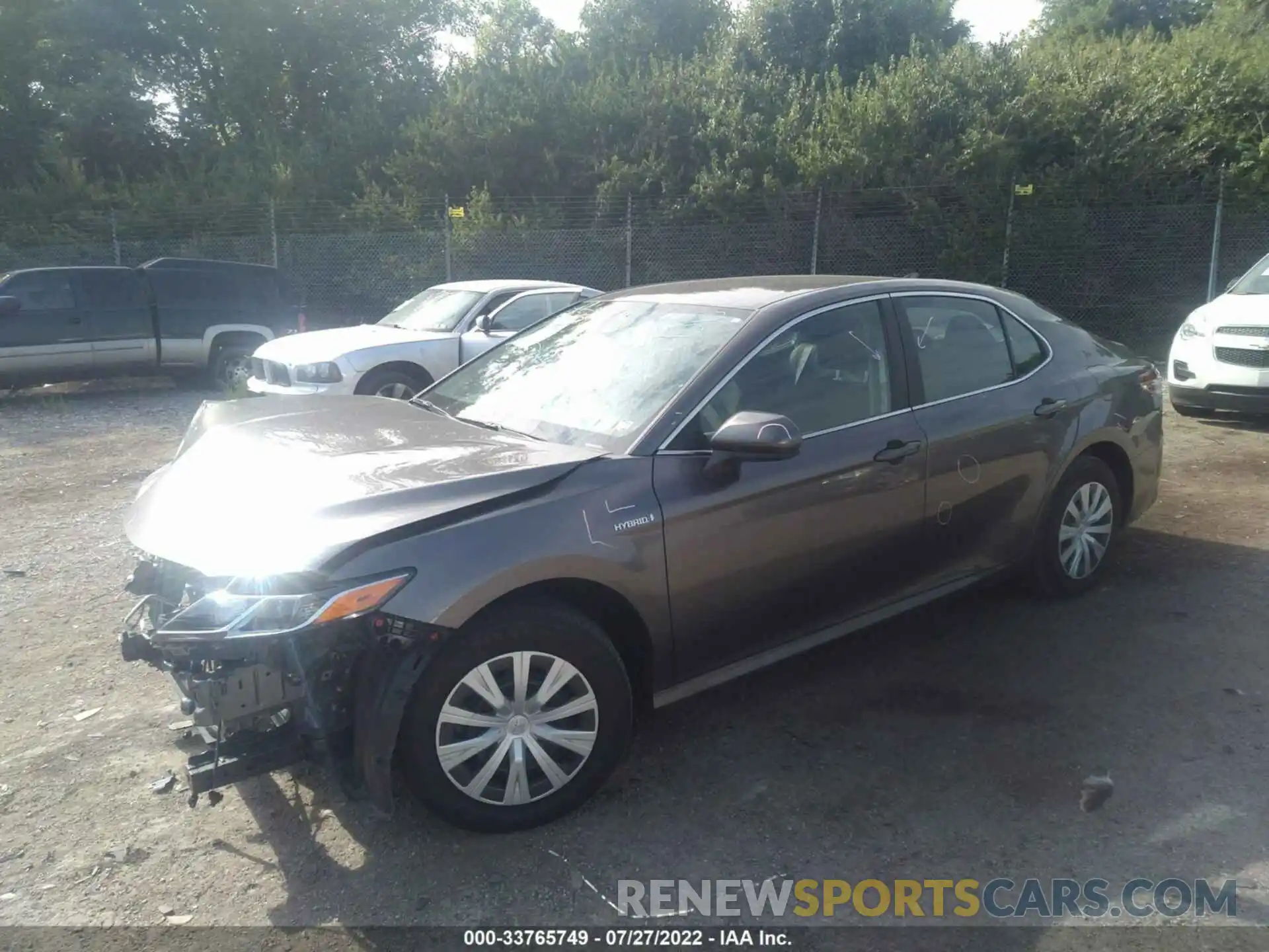 2 Photograph of a damaged car 4T1C31AKXLU523500 TOYOTA CAMRY 2020