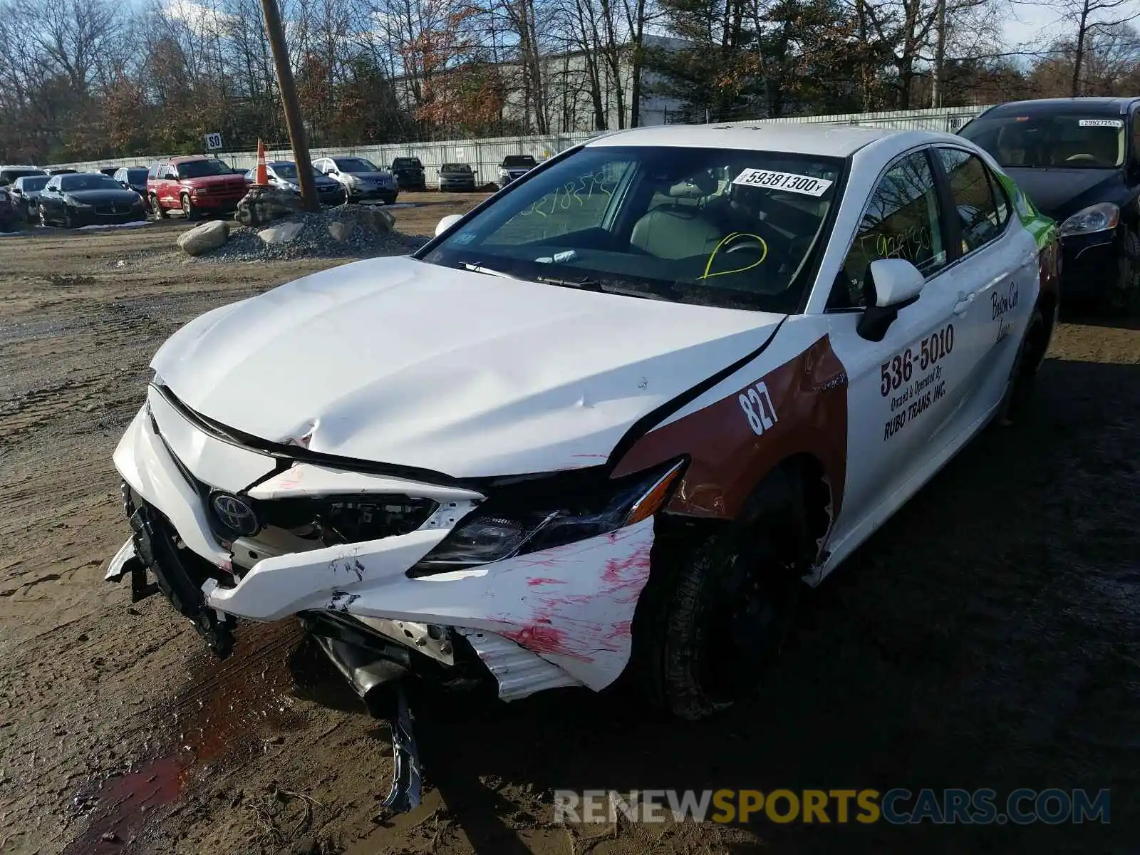 2 Photograph of a damaged car 4T1C31AKXLU523626 TOYOTA CAMRY 2020