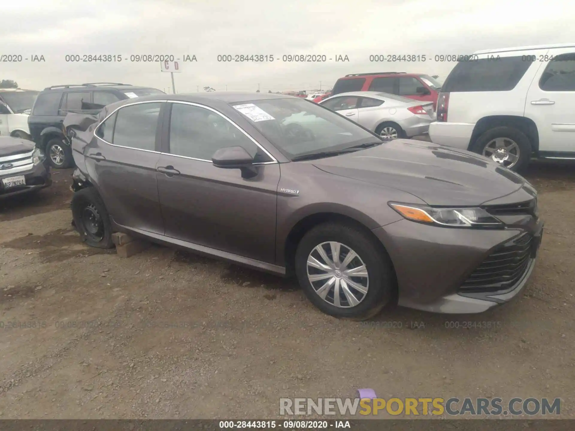 1 Photograph of a damaged car 4T1C31AKXLU525473 TOYOTA CAMRY 2020