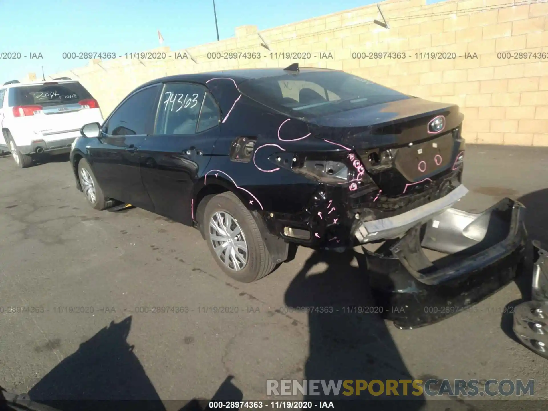 3 Photograph of a damaged car 4T1C31AKXLU530270 TOYOTA CAMRY 2020