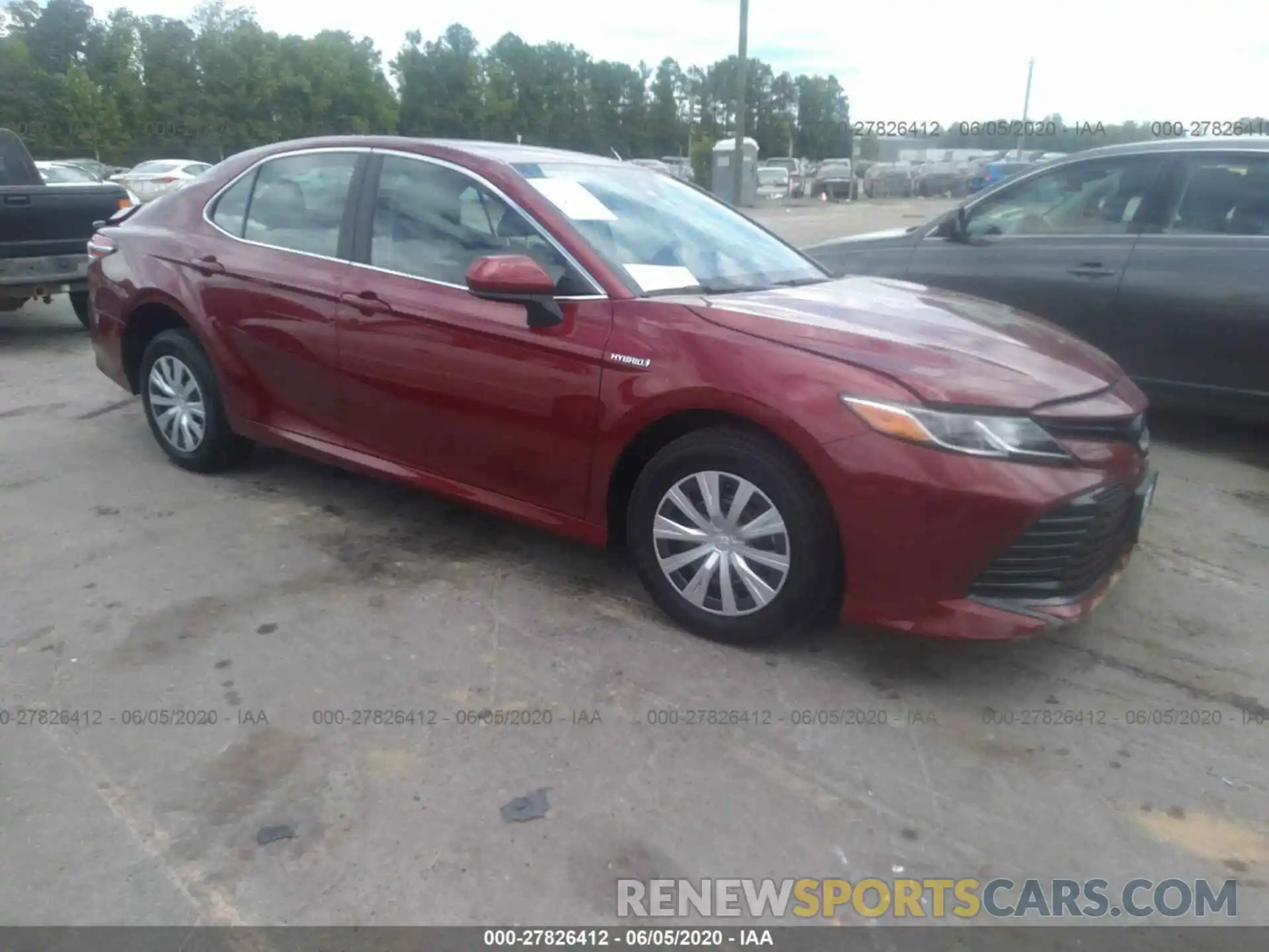 1 Photograph of a damaged car 4T1C31AKXLU530611 TOYOTA CAMRY 2020