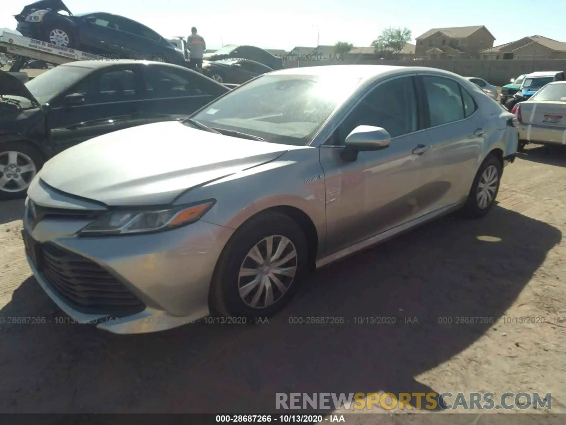 2 Photograph of a damaged car 4T1C31AKXLU539535 TOYOTA CAMRY 2020