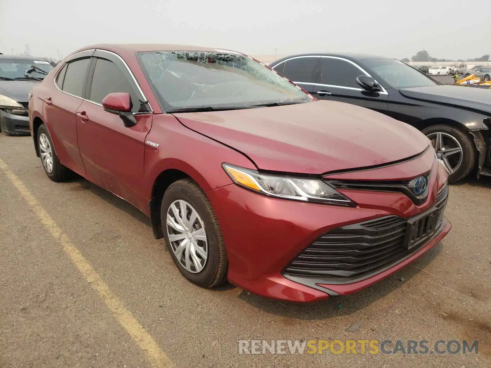 1 Photograph of a damaged car 4T1C31AKXLU542158 TOYOTA CAMRY 2020