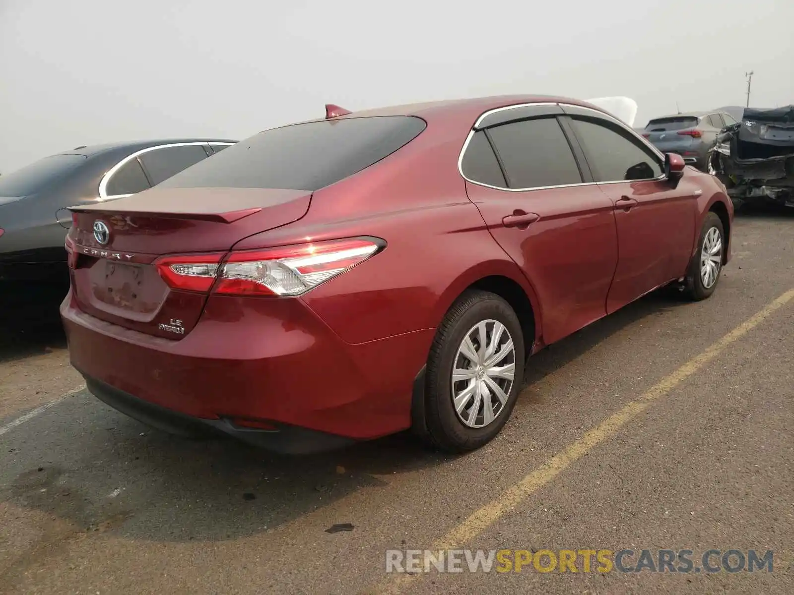 4 Photograph of a damaged car 4T1C31AKXLU542158 TOYOTA CAMRY 2020