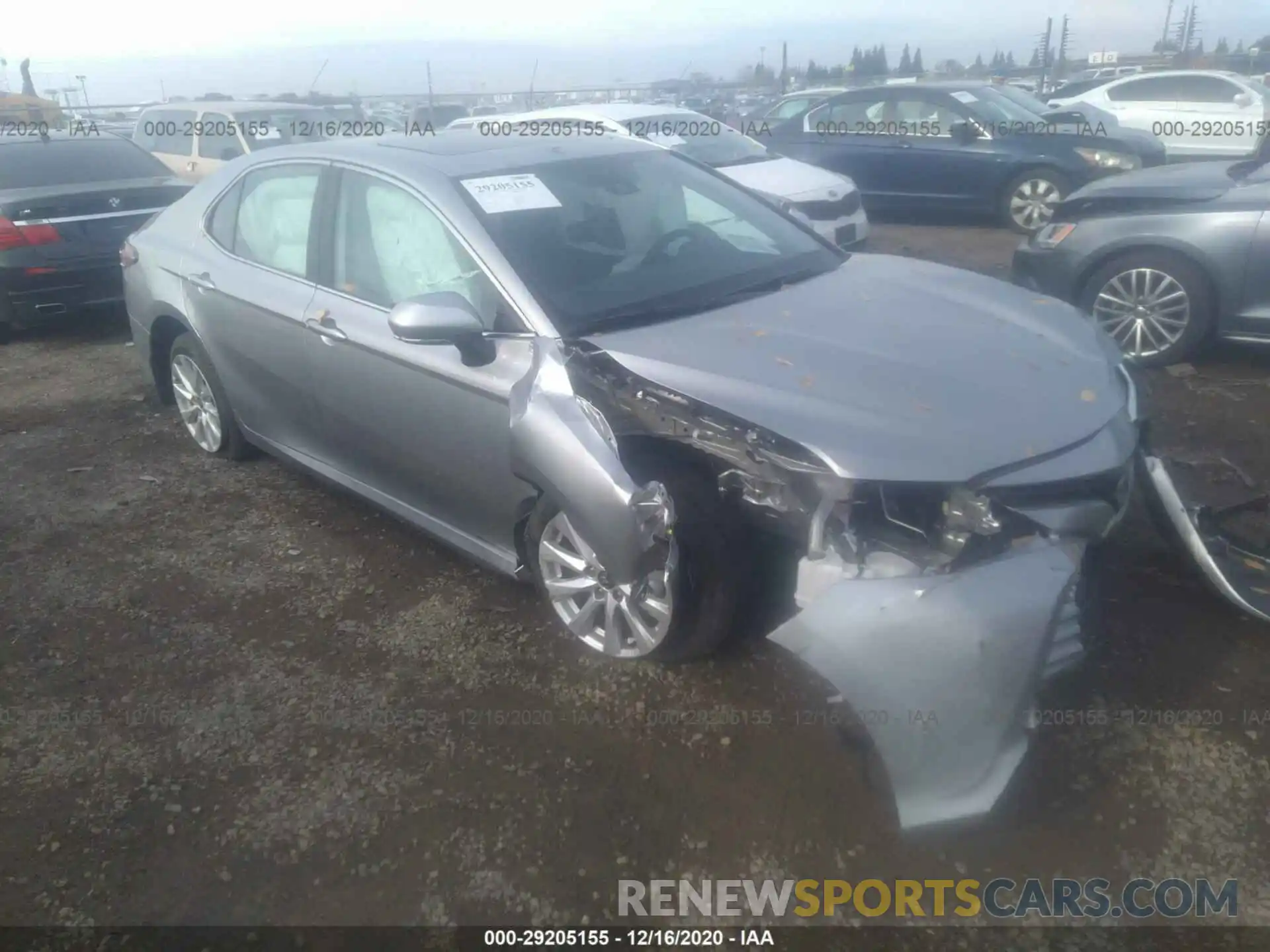 1 Photograph of a damaged car 4T1E11AK7LU992350 TOYOTA CAMRY 2020