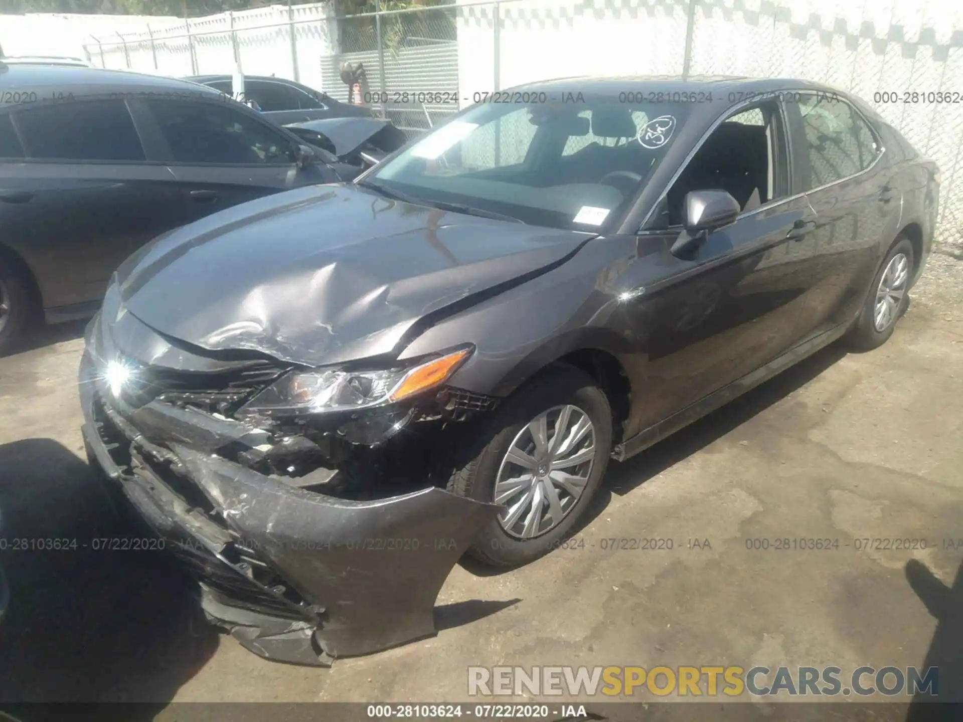 2 Photograph of a damaged car 4T1E31AK8LU519339 TOYOTA CAMRY 2020