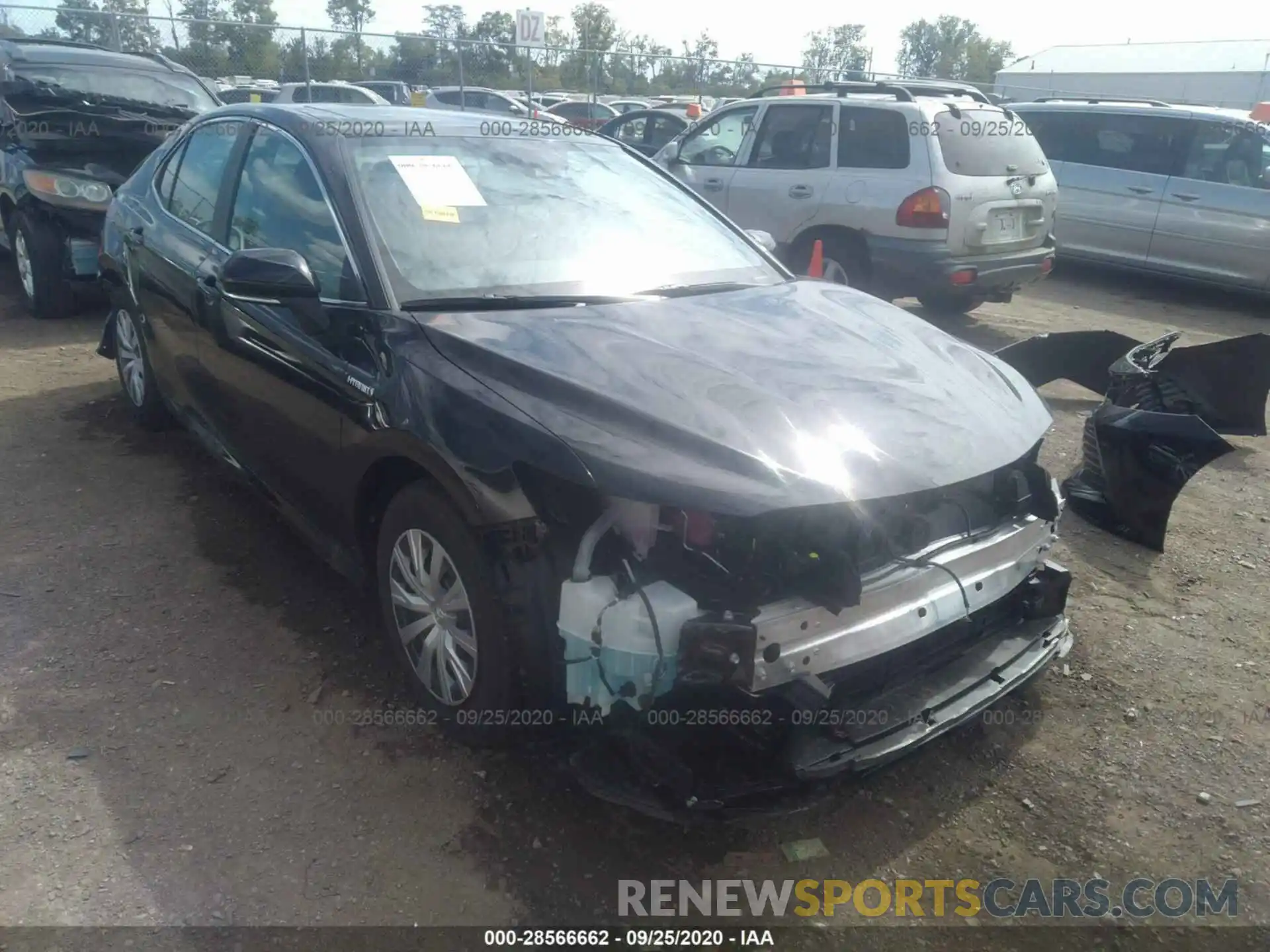 1 Photograph of a damaged car 4T1E31AK8LU534665 TOYOTA CAMRY 2020