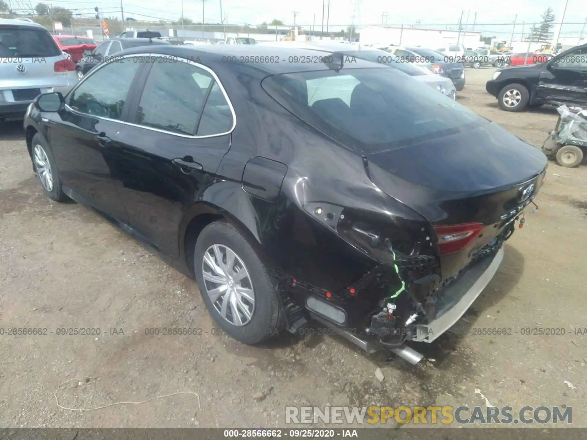 3 Photograph of a damaged car 4T1E31AK8LU534665 TOYOTA CAMRY 2020