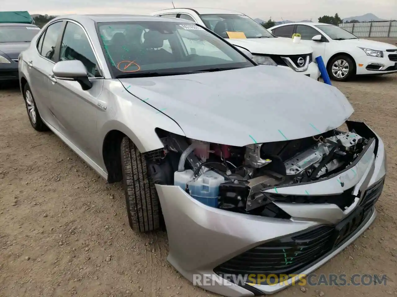 1 Photograph of a damaged car 4T1E31AK9LU531306 TOYOTA CAMRY 2020