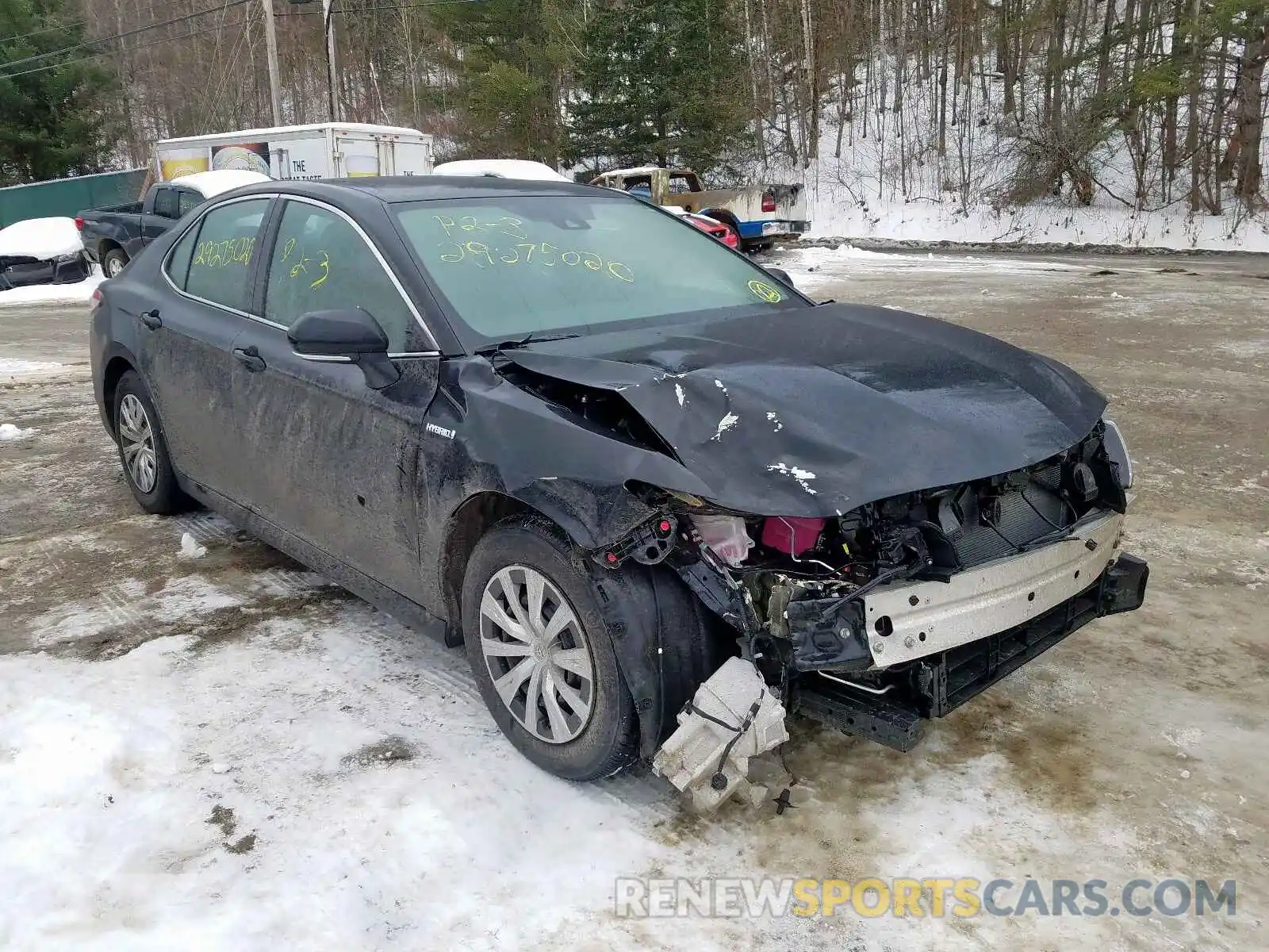 1 Photograph of a damaged car 4T1E31AKXLU522615 TOYOTA CAMRY 2020