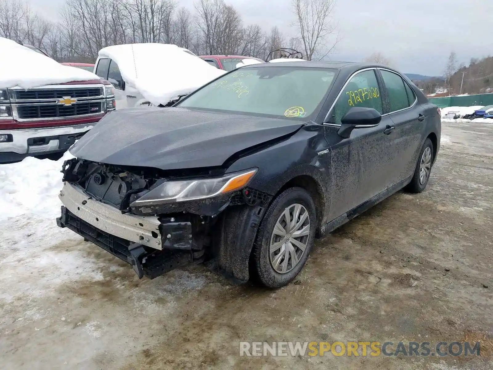 2 Photograph of a damaged car 4T1E31AKXLU522615 TOYOTA CAMRY 2020