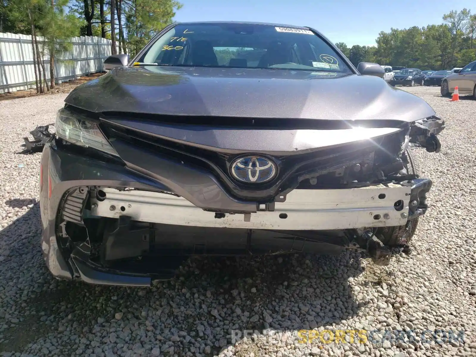 9 Photograph of a damaged car 4T1E31AKXLU528835 TOYOTA CAMRY 2020