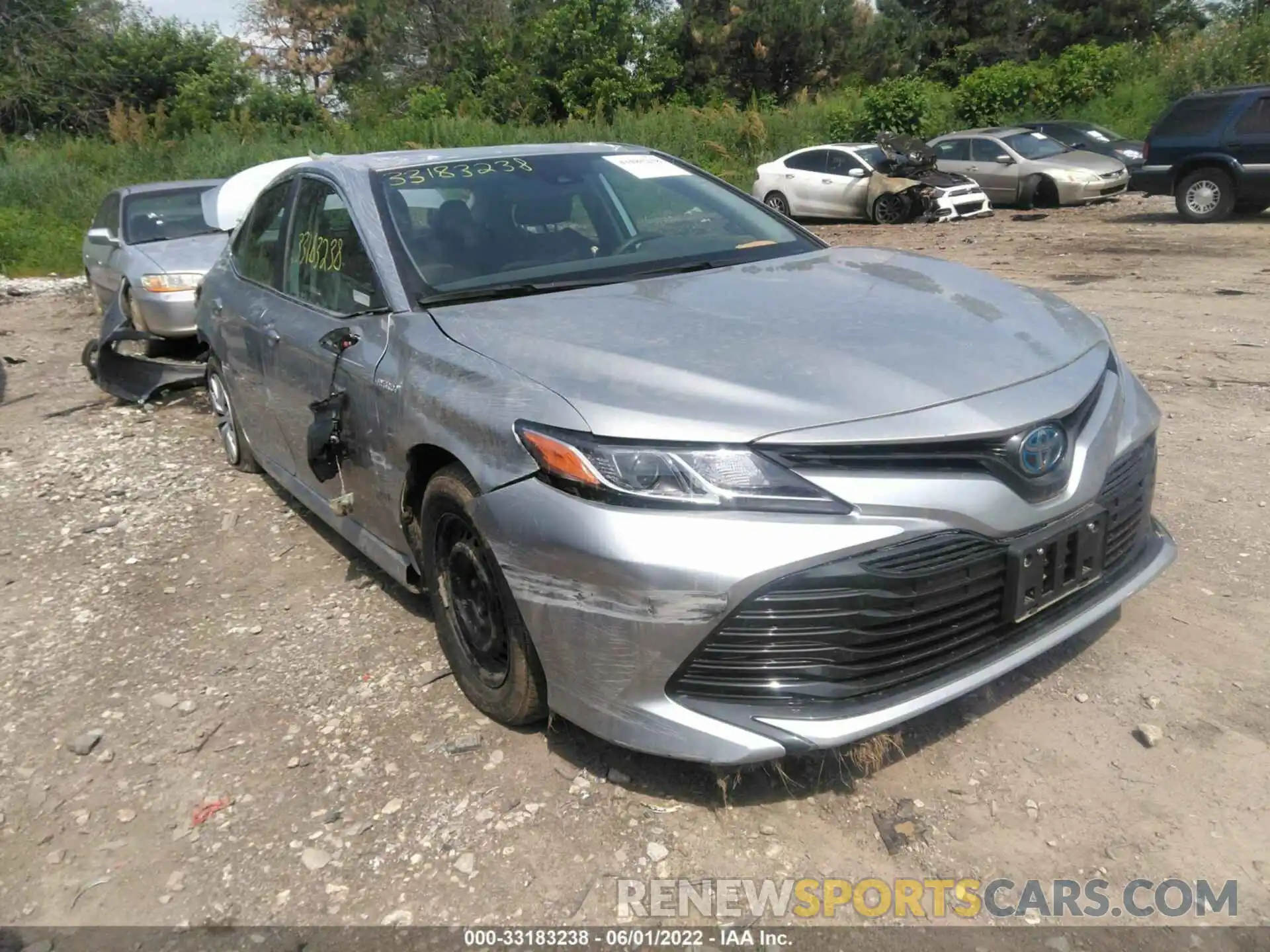 1 Photograph of a damaged car 4T1E31AKXLU535154 TOYOTA CAMRY 2020