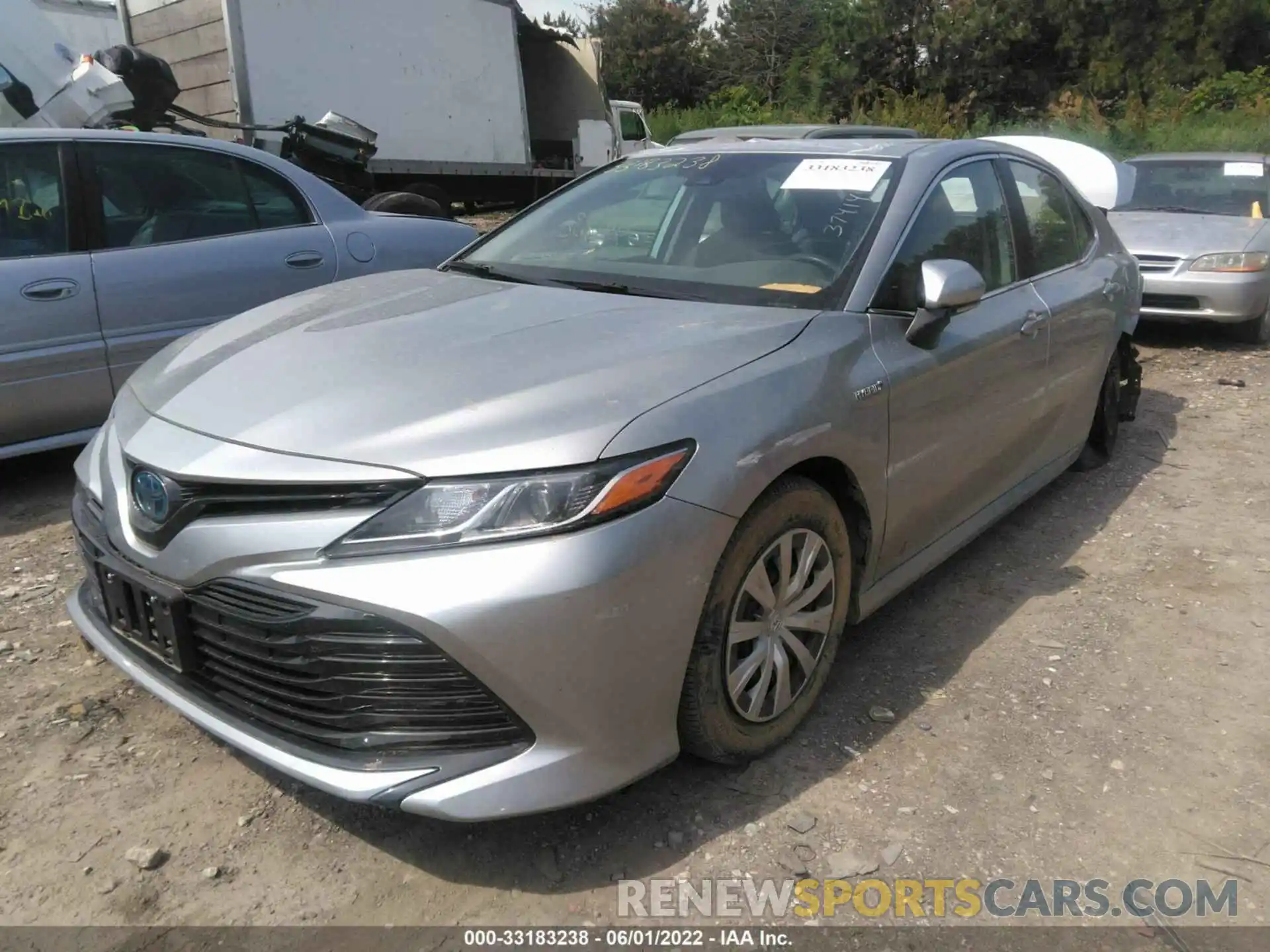 2 Photograph of a damaged car 4T1E31AKXLU535154 TOYOTA CAMRY 2020