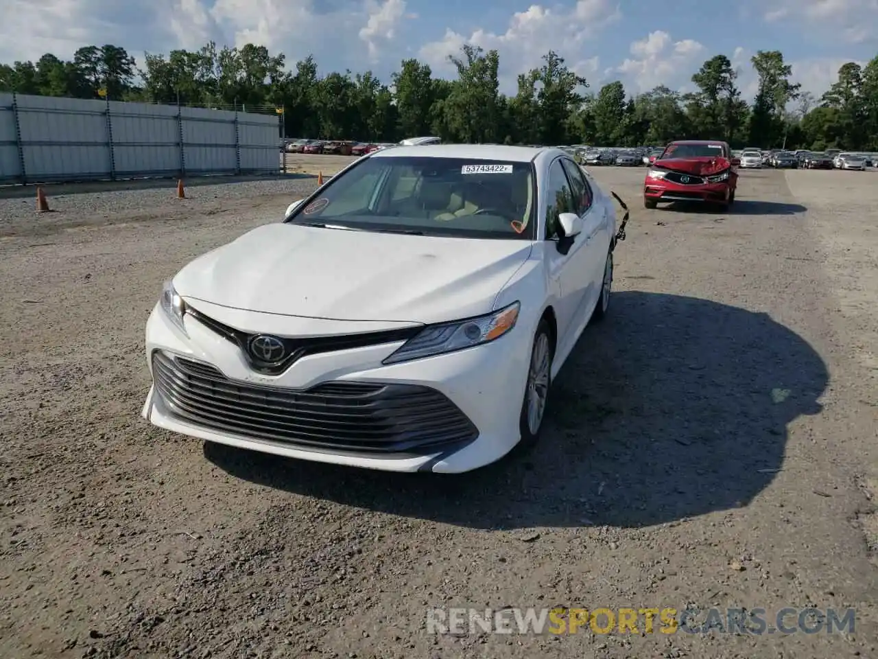 2 Photograph of a damaged car 4T1F11AK1LU365454 TOYOTA CAMRY 2020