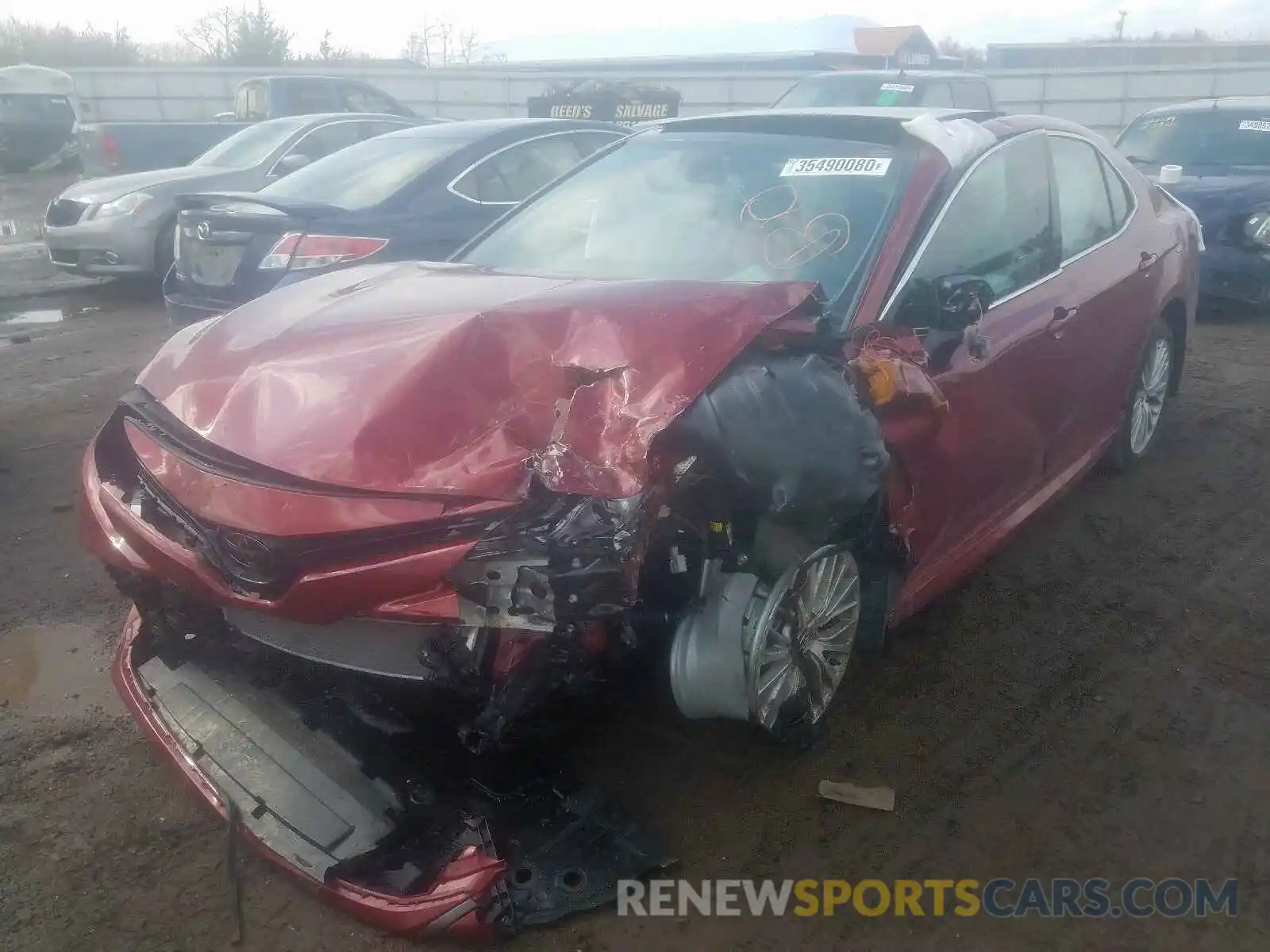 2 Photograph of a damaged car 4T1F11AK2LU311466 TOYOTA CAMRY 2020